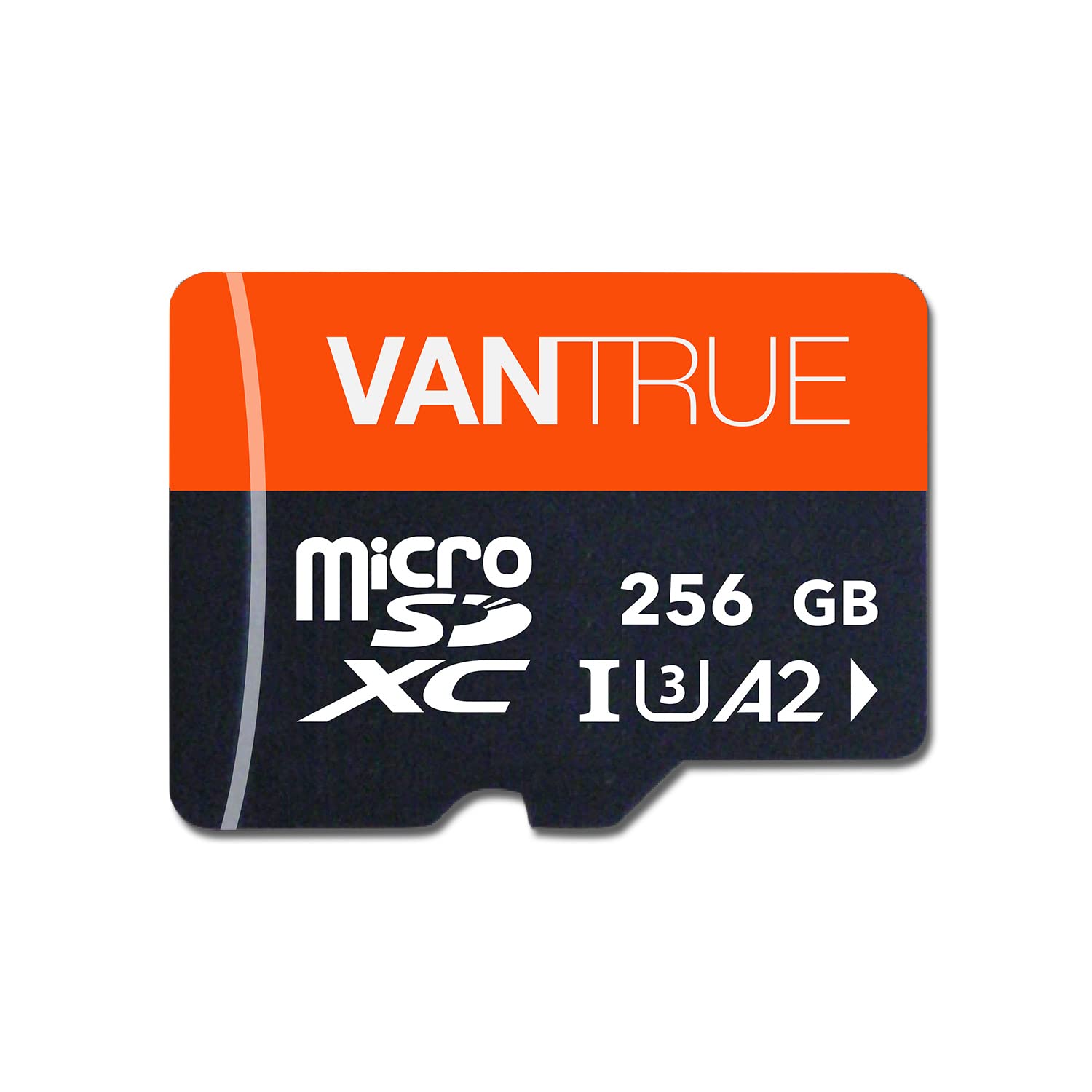 کارت حافظه Vantrue 256GB microSD UHS-I U3 V30 کلاس 10 برای ضبط ویدیو 4K UHD با سرعت انتقال بالا مناسب برای دوربین‌های خودرو، دوربین‌های بدنی، دوربین‌های اکشن، دوربین‌های نظارت و امنیت همراه با آداپتور است.