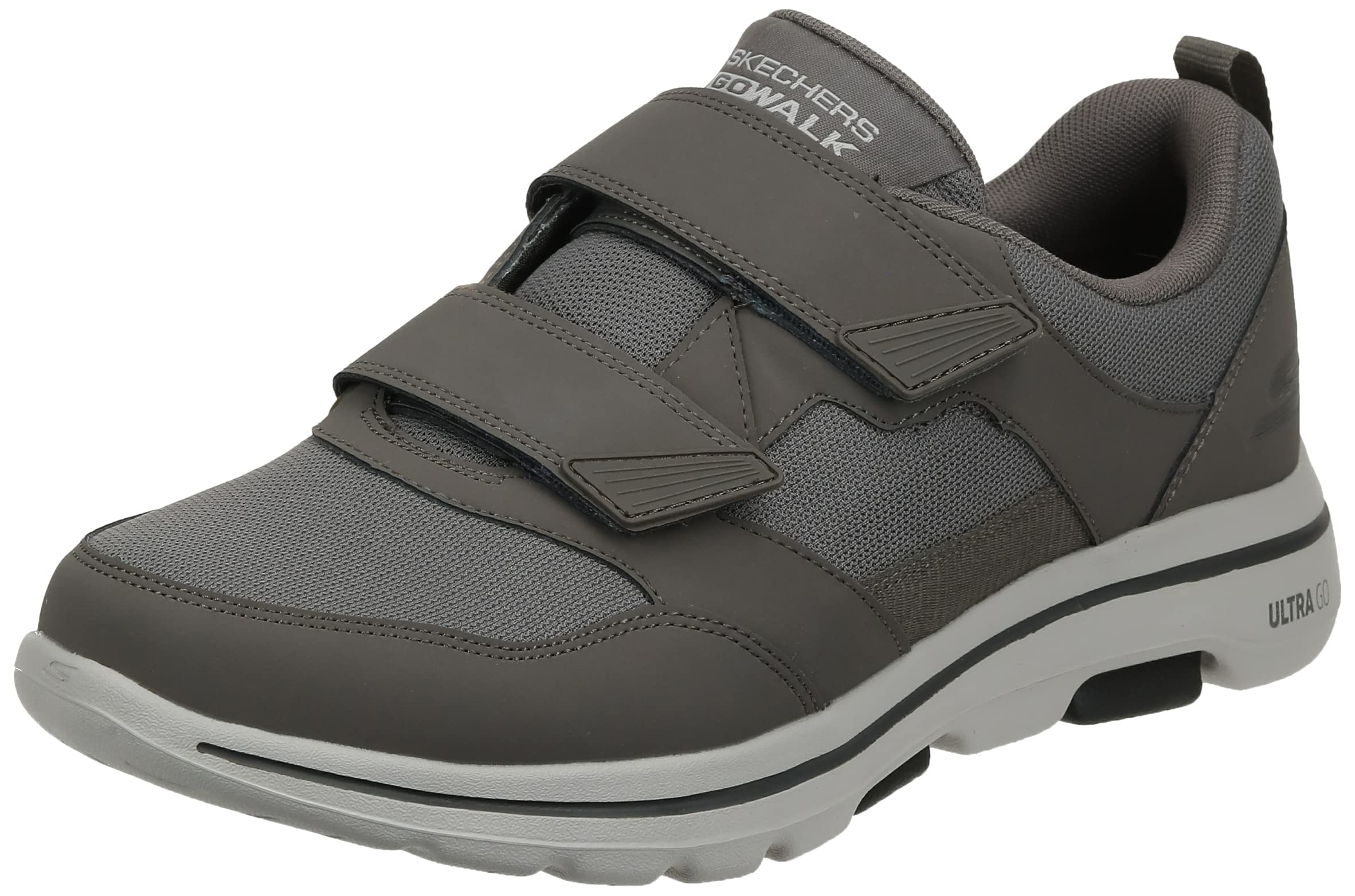 کفش پیاده روی مردانه Skechers Gowalk 5 Wistful - Hook And Loop با عملکرد مش در رنگ خاکی