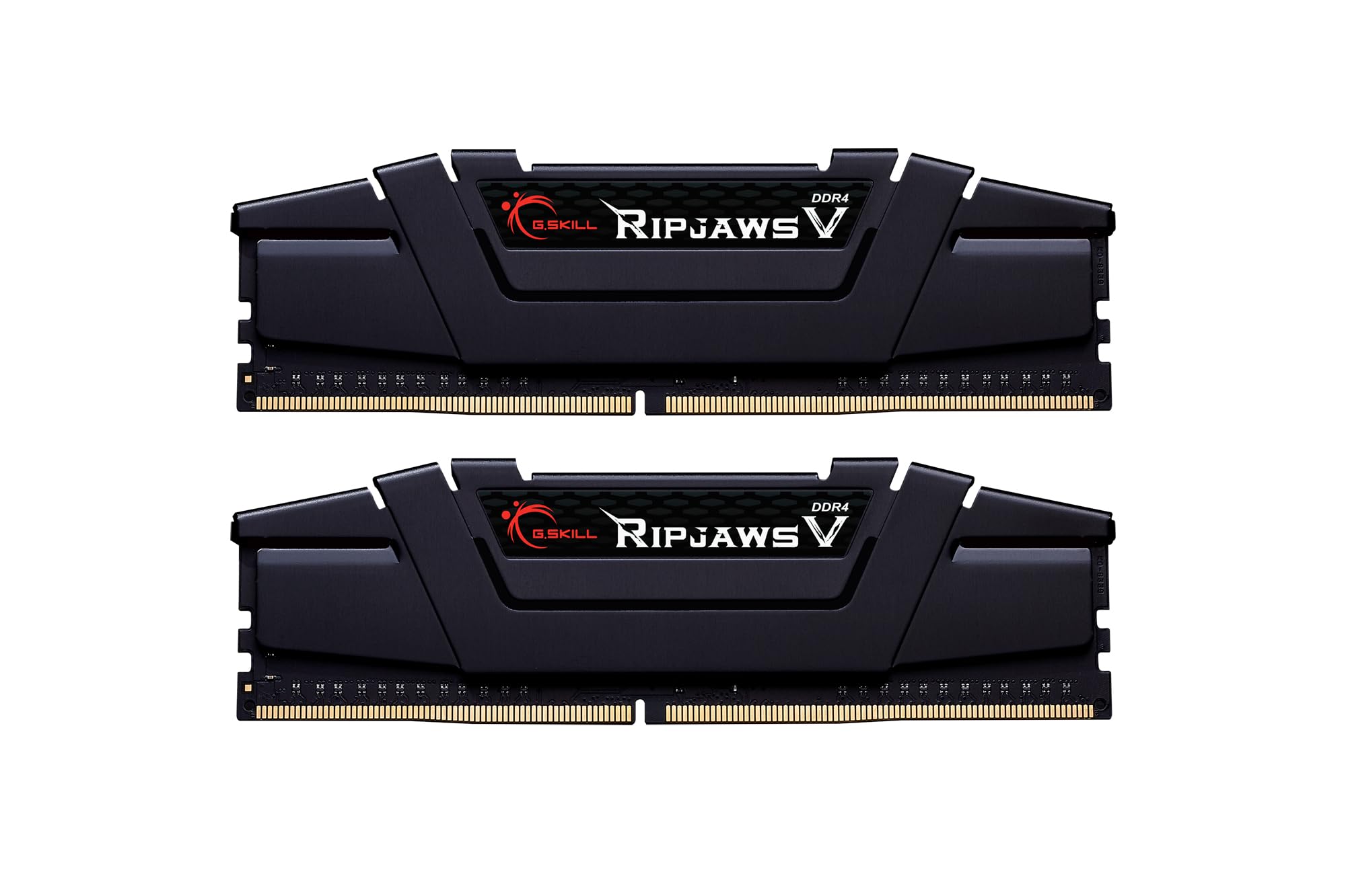 G.Skill RipJaws V Series 16GB (2 x 8GB) 288-Pin SDRAM PC4-28800 DDR4 3600 CL16-19-19-39 1.35V Dual Channel Desktop Memory Model F4-3600C16D-16GVKC 16GB (2x8GB) Black.

رم دسکتاپ دو کاناله 16 گیگابایتی (2 x 8 گیگابایت) سری G.Skill RipJaws V با استاندارد DDR4 3600 ، CL16-19-19-39 ، ولتاژ 1.35V مدل F4-3600C16D-16GVKC رنگ مشکی
