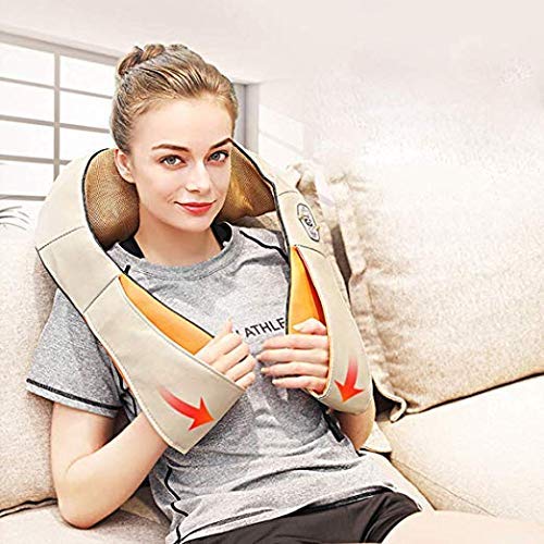 ماساژور گردن و شانه Shopdeals | ماساژور پیلو بادکنک و شانه عمیق 3 بعدی برای گردن، شانه، پا، پایین پا - ماساژ تمام بدن برای کاهش دردهای عضلانی