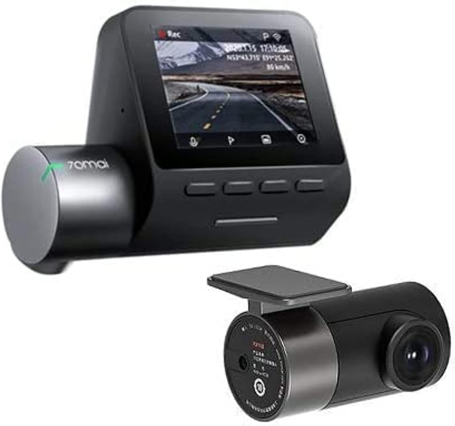 70Mai Smart Dash Cam Pro Plus ست A500S با وضوح 5 مگاپیکسل / وای فای رایگان / نظارت پارکینگ 24 ساعته / زاویه دید 140 درجه / ضبط ویدیو دوگانه