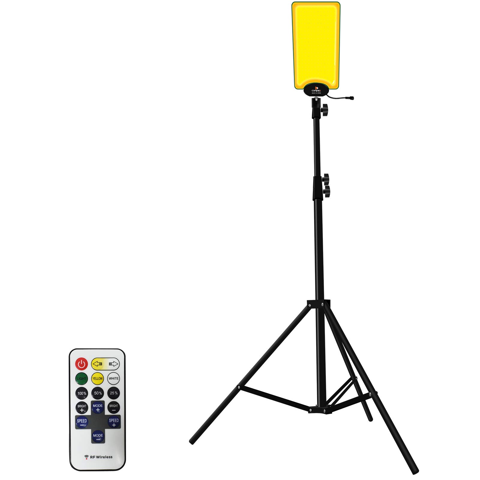 چراغ کمپینگ LED CONPEX، چراغی برای استفاده خارج از منزل با تلسکوپی تلسکوپی 1000 وات 6900 لومن دارای کنترل از راه دور برای ماهیگیری، باغ، اضطراری و تعمیر اتومبیل