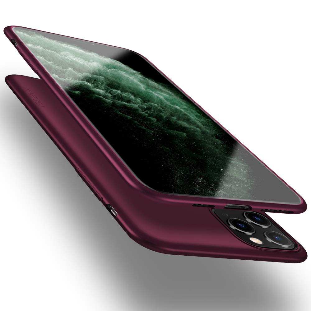 کاور iPhone 11 Pro Max سطح X، [سری گاردین] مناسب و نازک سازگار با زنان رنگ ویژه انتهای مات، دارای روکش نازک TPU نرم و گریپ برای استفاده آسان موبایل کاور مناسب iPhone 11 Pro Max 6.5 اینچ - سرخابی