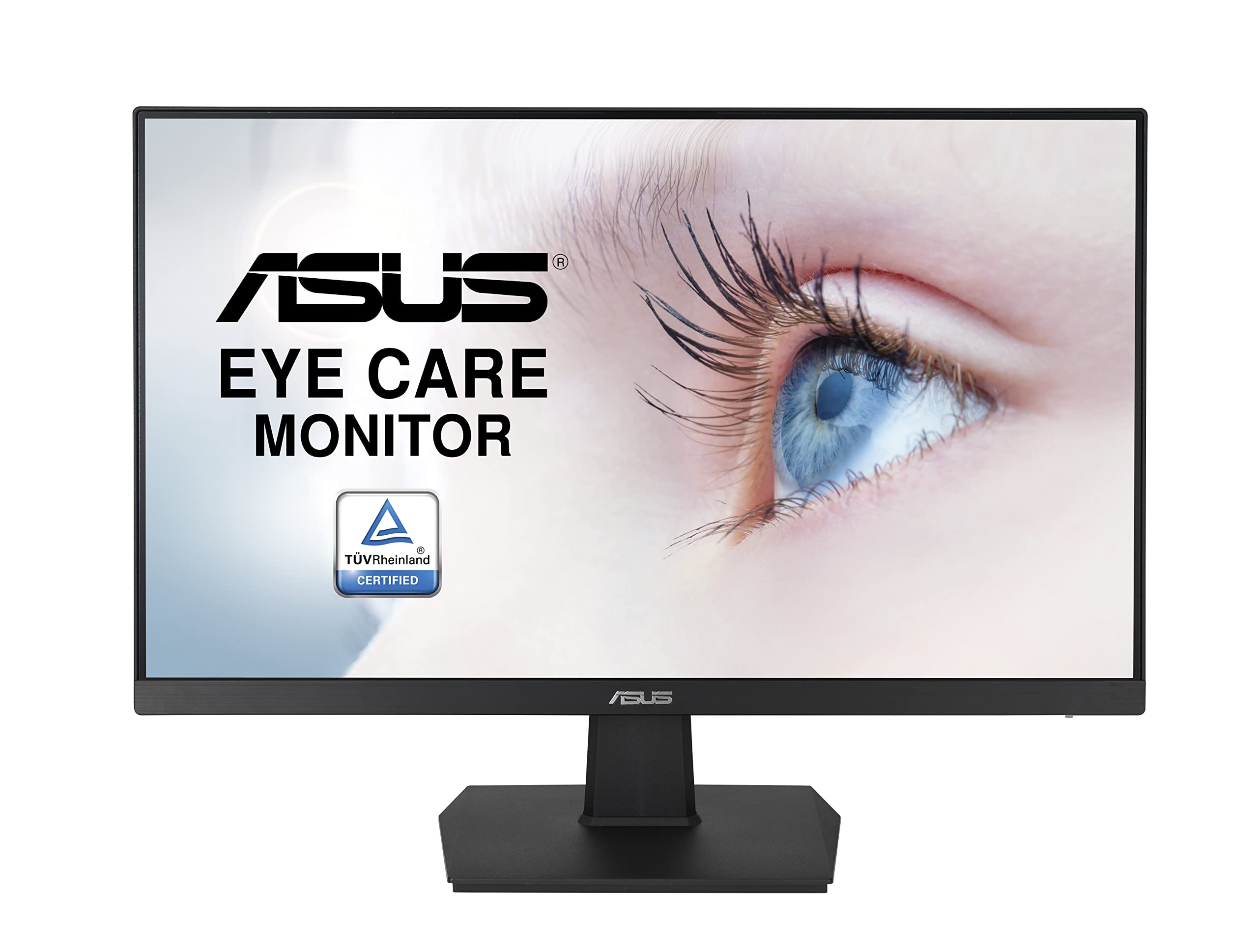 مانیتور ASUS VA27EHE Eye Care - 27 اینچ، Full HD، IPS، بدون فریم، 75Hz، Adaptive-Sync/FreeSync، نور آبی کم، قابل نصب بر روی دیوار