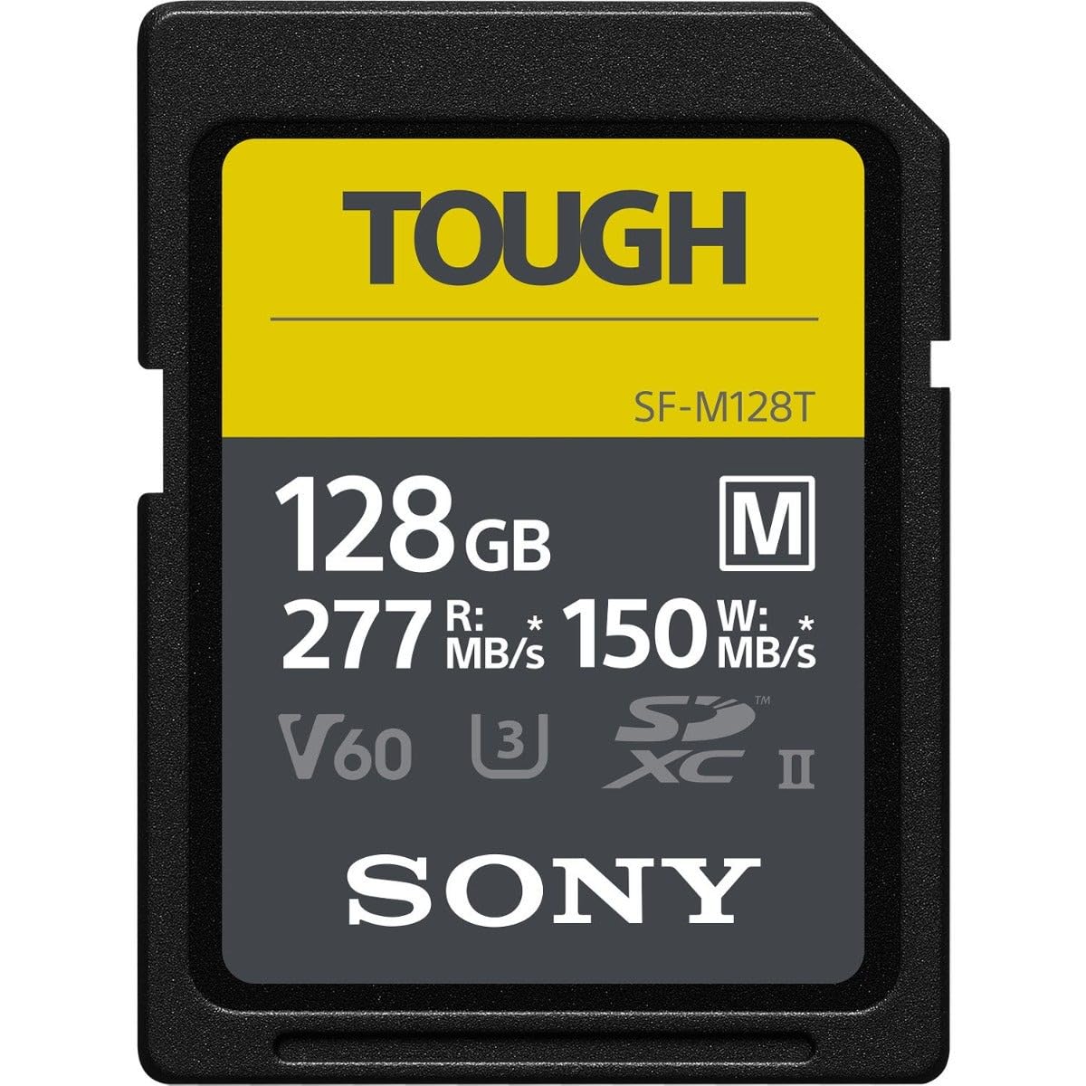 کارت SDXC سری Sony TOUGH-M 128GB، V60، CL10، U3، حداکثر R277MB/S، W150MB/S (SF-M128T/T1)