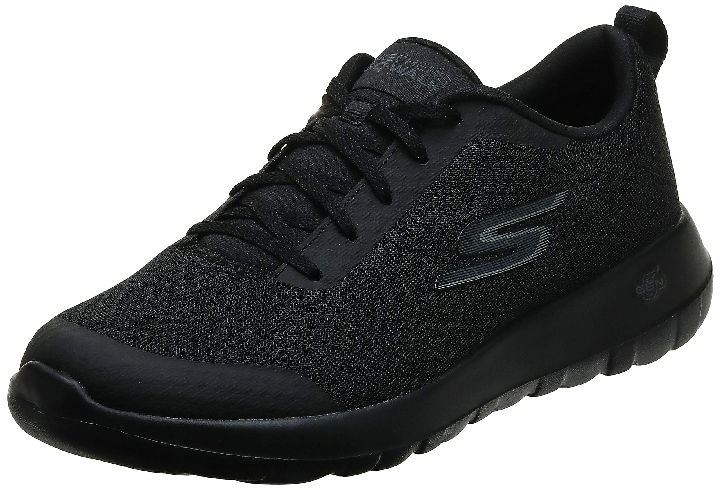 کفش پیاده‌روی و تمرینی مردانه Skechers Gowalk Max با فوم خنک‌شوندهٔ هوا (کتانی)، سایز EU 39.5، رنگ: مشکی/مشکی