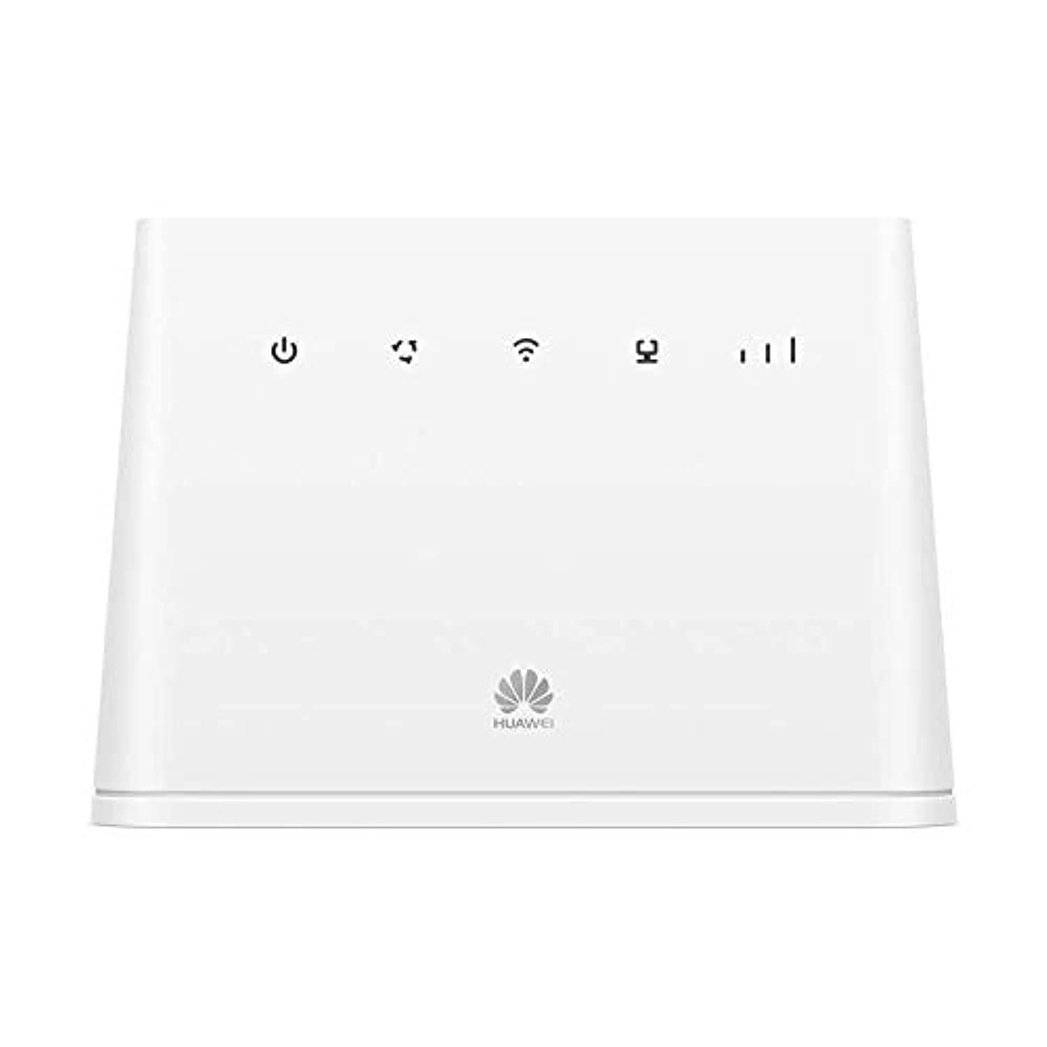 روتر بی‌سیم/وای‌فای 4G LTE Huawei B311-221 با سرعت 150 مگابیت بر ثانیه، دارای پورت LAN/WAN گیگابیت و سرعت وای‌فای 300 - سفید