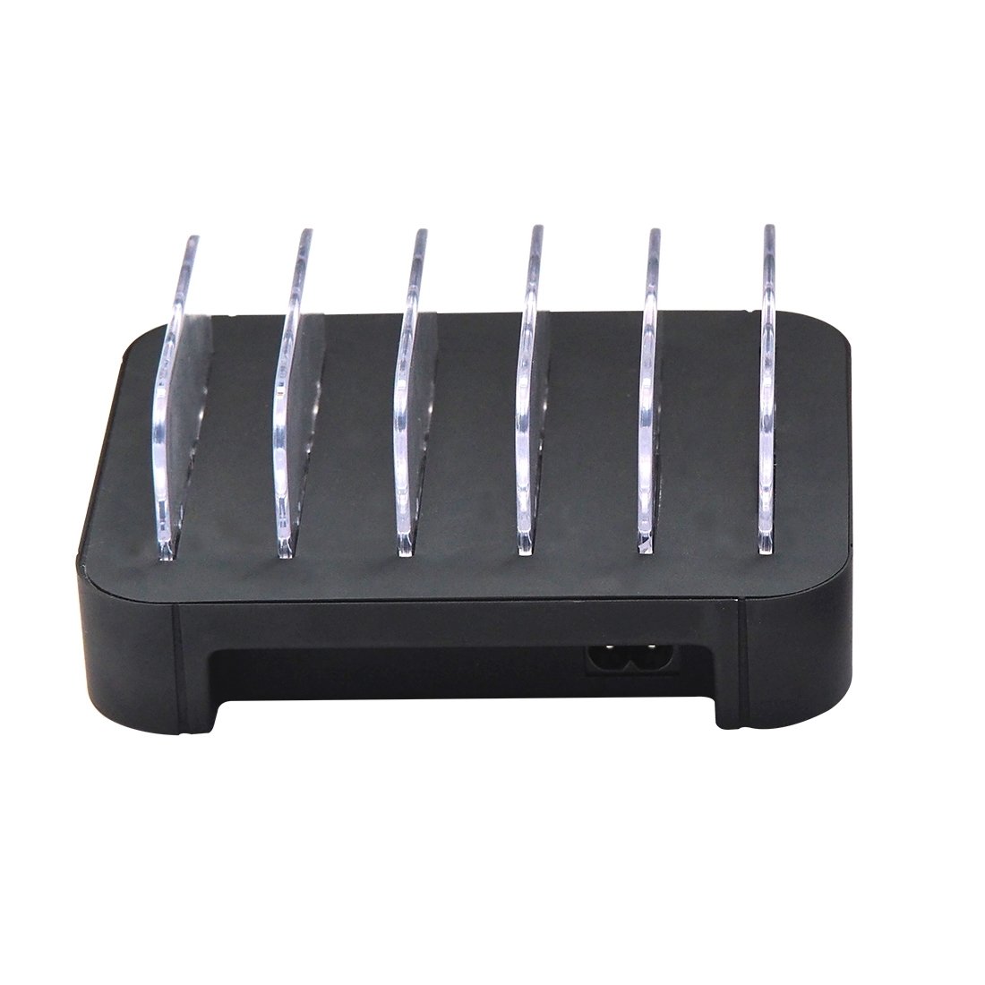 شارژر هوشمند قابل حمل Wangyyy با پنج درگاه USB 5 ولت 30 وات و کابل شارژ، برای گوشی‌های هوشمند و تبلت و پاوربانک و هدست بلوتوث، ولتاژ وسیع 100-240 ولت، پلاگ اتحادیه اروپا