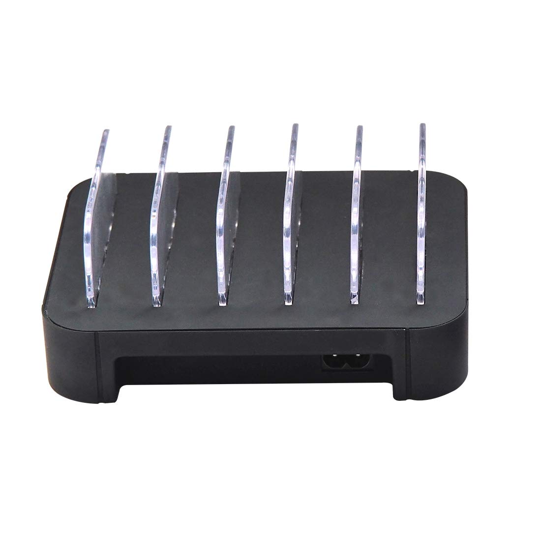 شارژر هوشمند قابل حمل Wangyyy با 5 پورت USB 5V 30W همراه با کابل شارژ، برای گوشی های هوشمند و تبلت و پاوربانک و هدست بلوتوث، ولتاژ گسترده 100-240 ولت، پلاگ آمریکایی