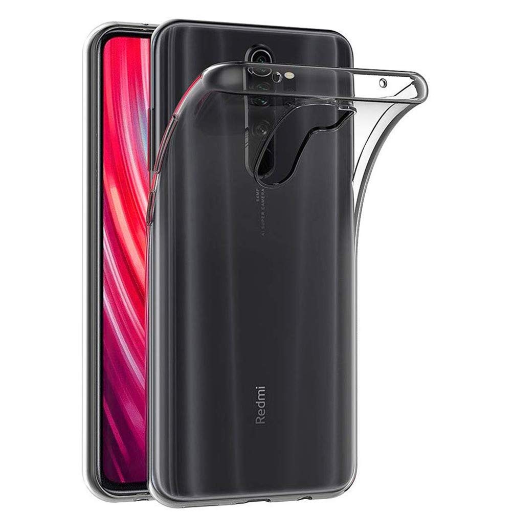 کیس MaiJin برای Xiaomi Redmi Note 8 Pro (6.53 اینچ) 
پوشه عقب شفاف از جنس TPU نرم گل بامپر