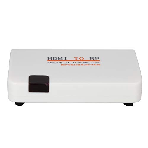 تبدیل HDMI به RF Coaxial، آداپتور ویدئوی 1080P پشتیبانی از ورودی HDMI جزئیات رزولوشن: 480I/480P/576I/576P/720P/720I/1080I/1080P (پلاگ اتصال اروپایی) پلاگ EU