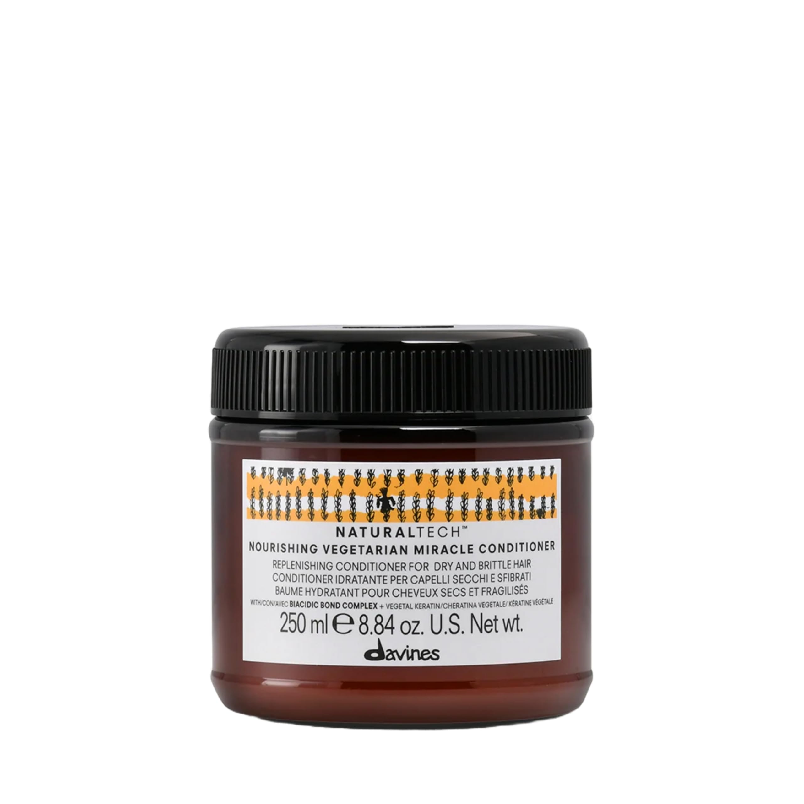 روغن مواد غذایی گیاهی دافینس Naturaltech NOURISHING، کاندیشنر شگفت‌انگیز و گیاهی، بافت موهای خرد و بدون ساختار را مرطوب و تر کنید، نرمی را افزوده و روشنایی موها را افزایش دهید،  8.8 اونس (بسته‌ای یک عدد)