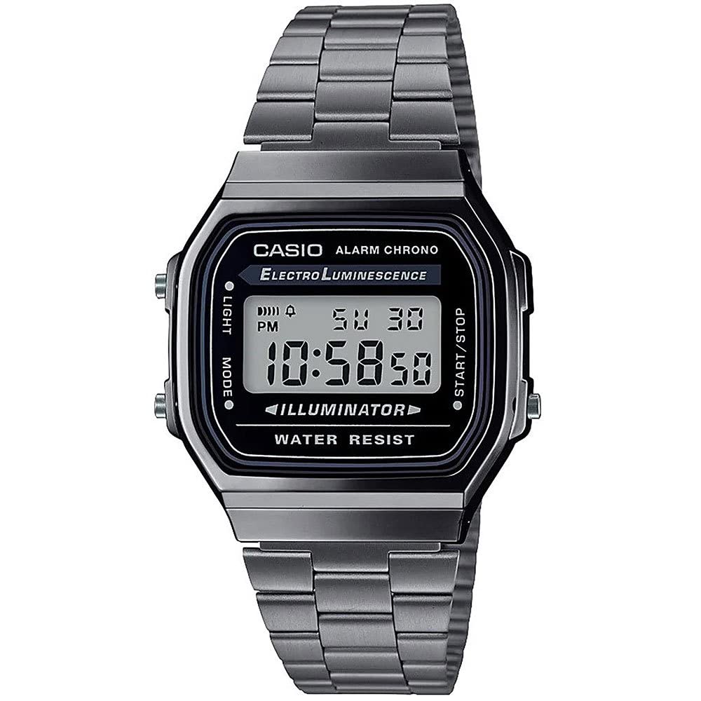 ساعت یک جنسیتی Casio - گری A168WGG-1ADF8942 گری، بند گری