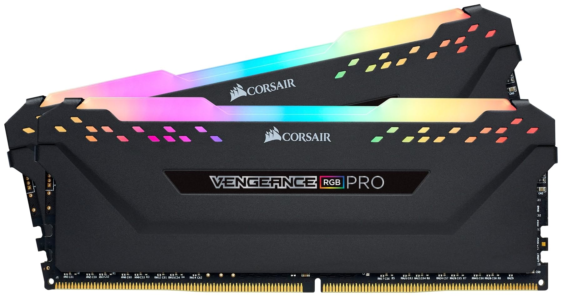 ماژول حافظه Corsair Vengeance RGB PRO با ظرفیت ۳۲ گیگابایت، ۲ عدد ۱۶ گیگابایت DDR4 با فرکانس 3200 مگاهرتز، RGB PRO 32 گیگابایت 3200 مگاهرتز RGB