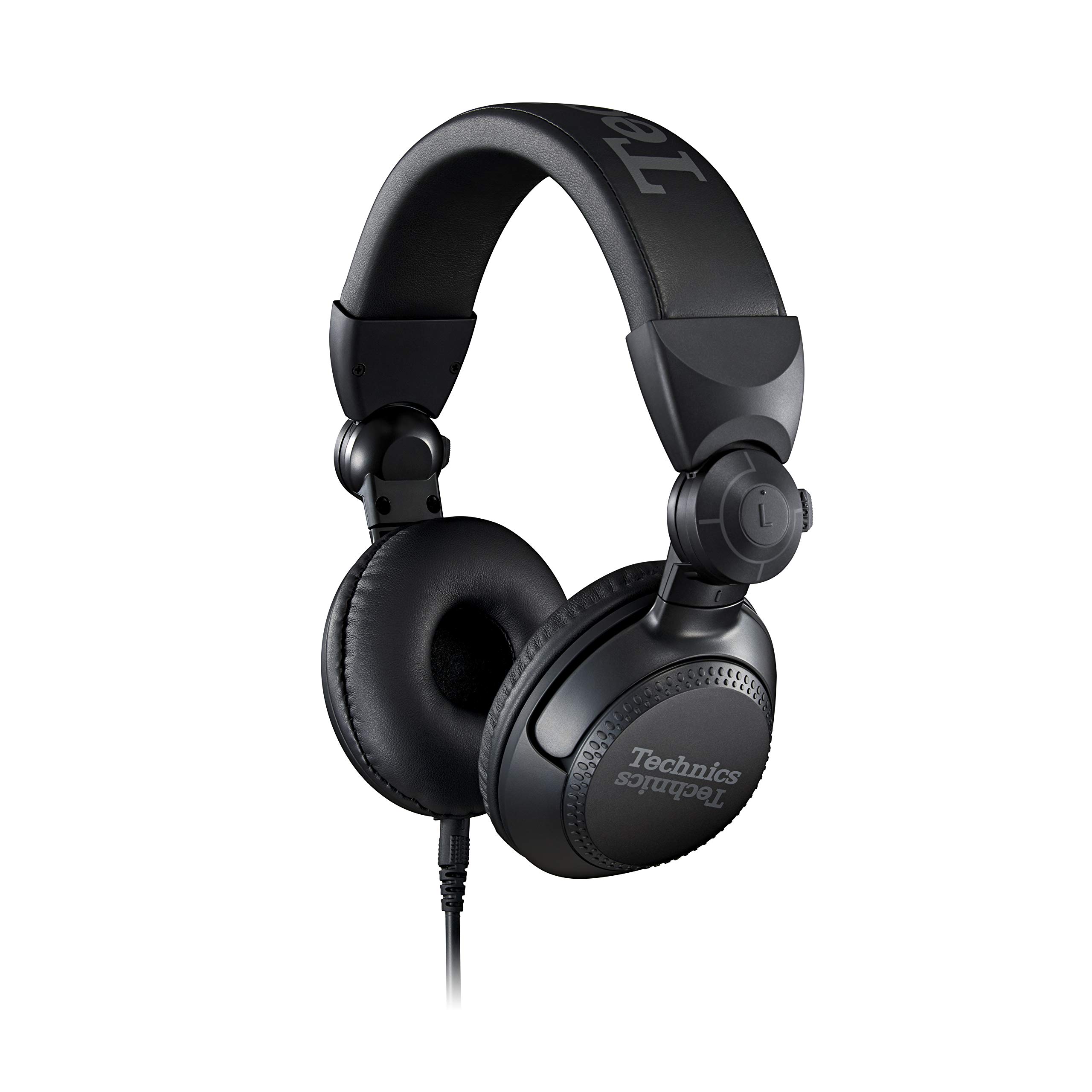 هدفون سیمی فوق گوشی حرفه ای مدل Panasonic EAH-DJ1200EK از شرکت تکنیکس با گوش دادن در 270 درجه، کابل جداشدنی با قفل، طراحی سبک قابل خم شدن - کلاسیک سیاه