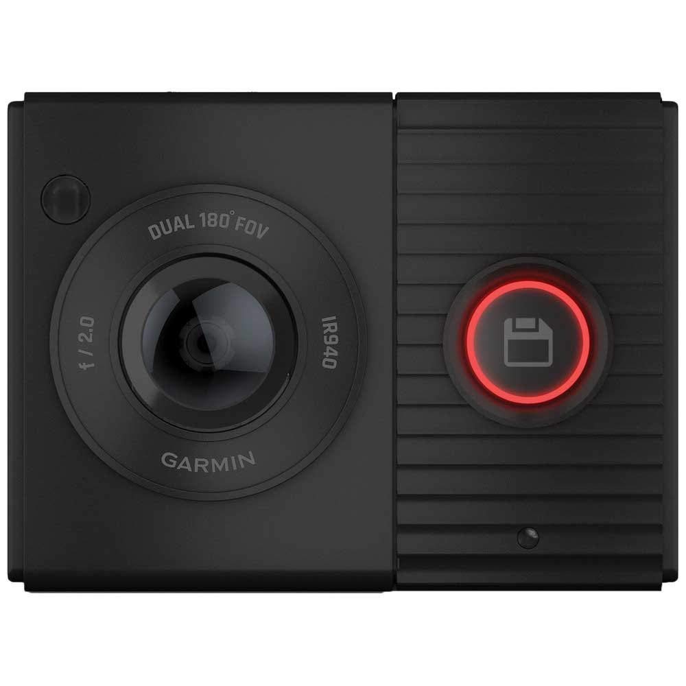 GARMIN دوربین کوچک کامپکت دوگانه با دو لنز ۱۸۰ درجه | لنز داخلی دارای دید در شب با فناوری NightGlo | شارژر دوگانه USB
