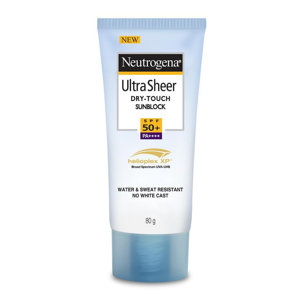 پوست محافظ، خشک و ضدآب اولترا شیئر از نوتروژنا با SPF 50+ (بالای ضدآفتاب) (رنگ سفید، 80 گرم)