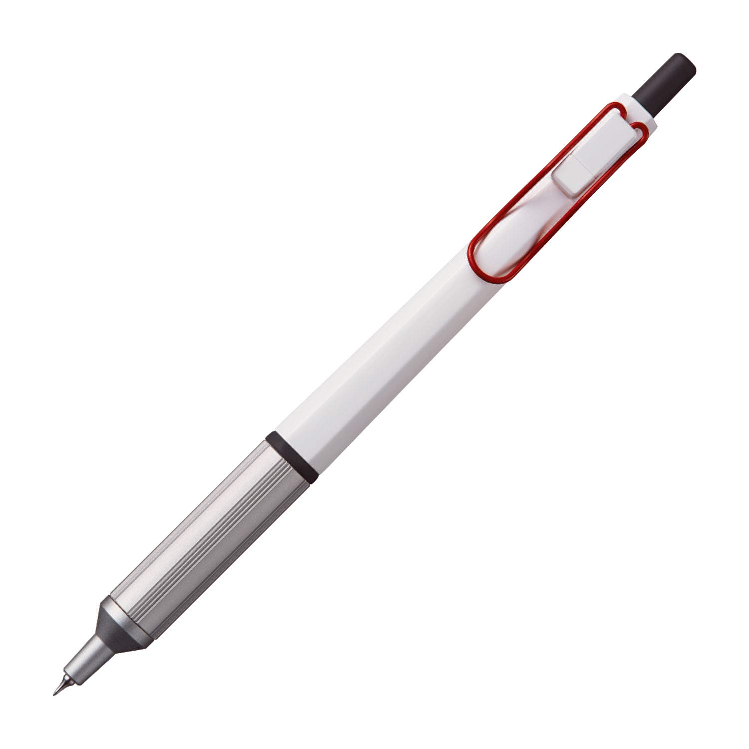 三菱鉛筆 Uni Jetstream EDGE 0.28mm Oil-based Ballpoint Pen, White Red Body (SXN100328W.15), Black Black single item