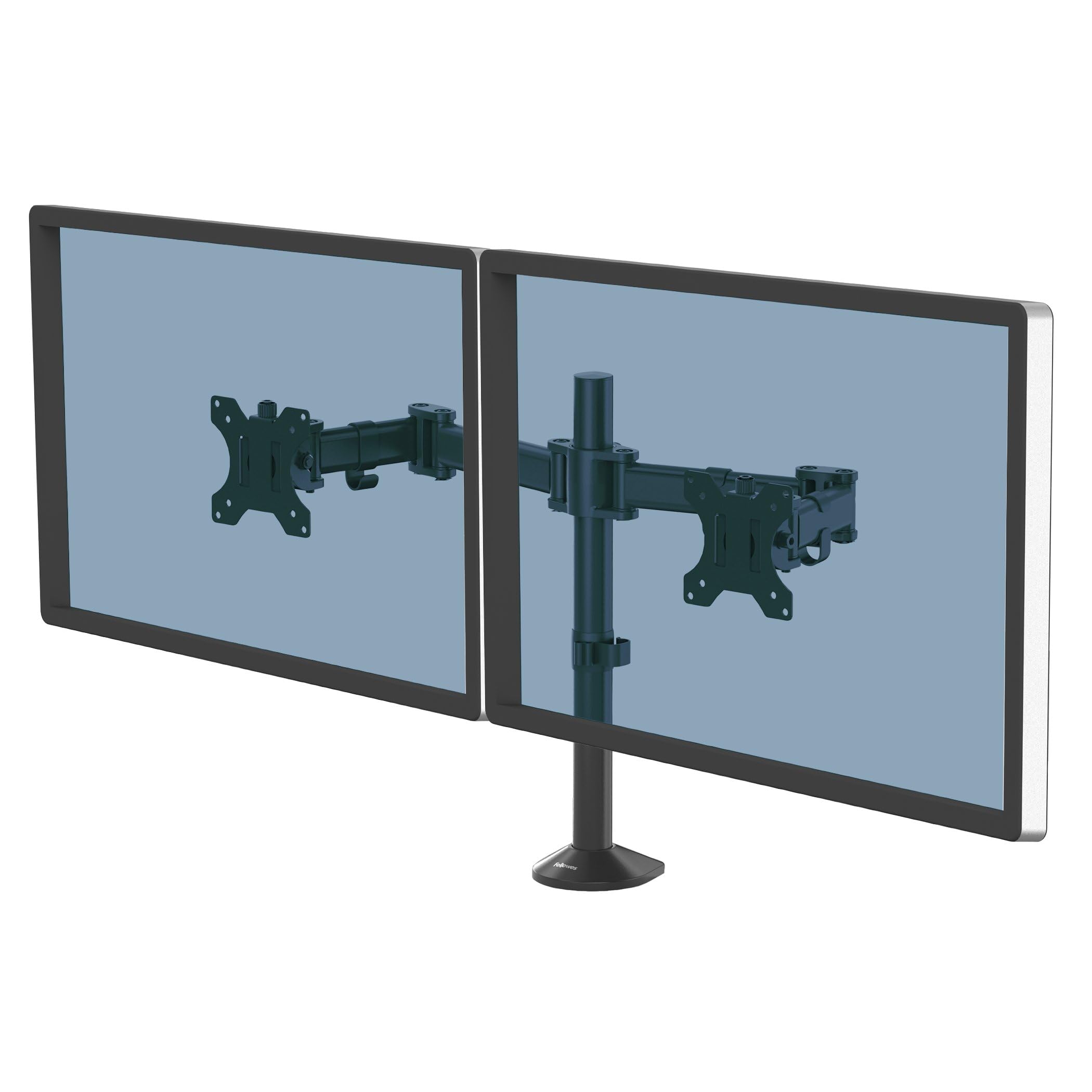 Fellowes Reflex Dual Monitor Arm 68.6 cm (27 inches) Clamp Black Dual
