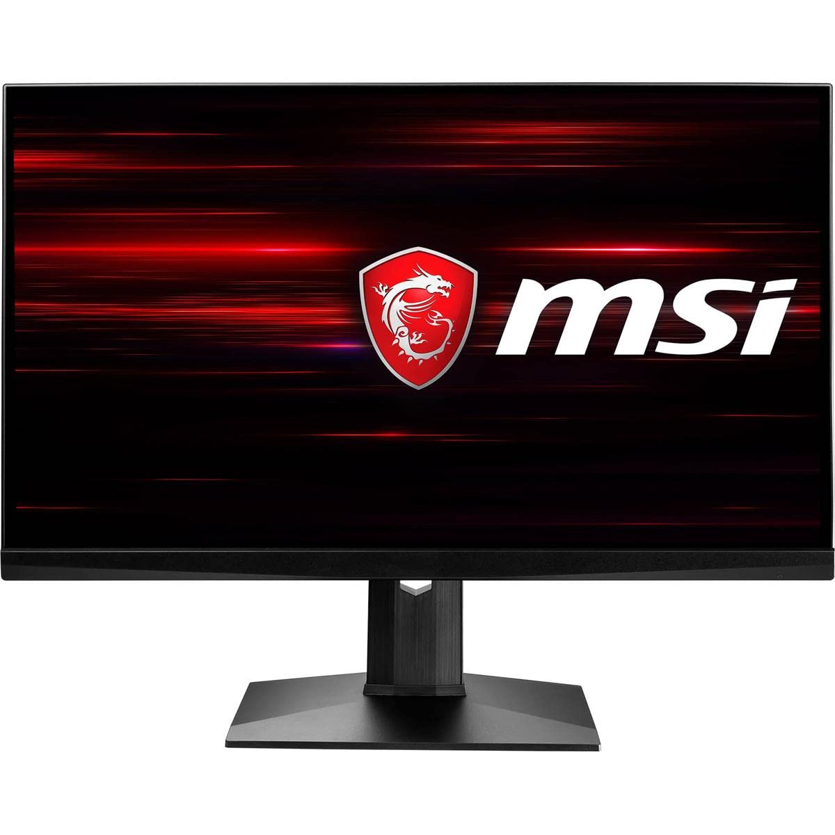 مانیتور بازی MSI OPTIX MAG251RX، 24.5 اینچ، رزولوشن FHD (1920 × 1080)، ضد تابش با حاشیه بسیار باریک سوپر، نرخ تازه‌سازی 240Hz، زمان پاسخ 1 میلی‌ثانیه، نسبت تصویر 16:9، قابلیت تنظیم ارتفاع HDMI/DP/USB، سازگار با G-Sync، رنگ مشکی