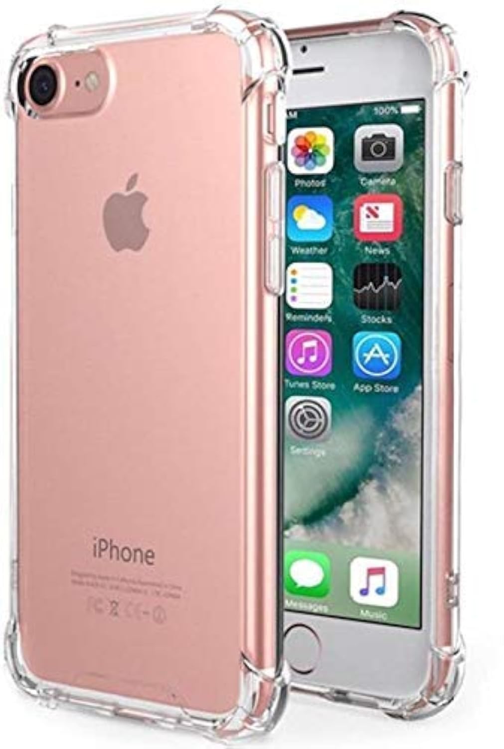 کاور محافظ ضدضربه شفاف برای آیفون 6 / 6S از Nice.Store.UAE (شفاف)