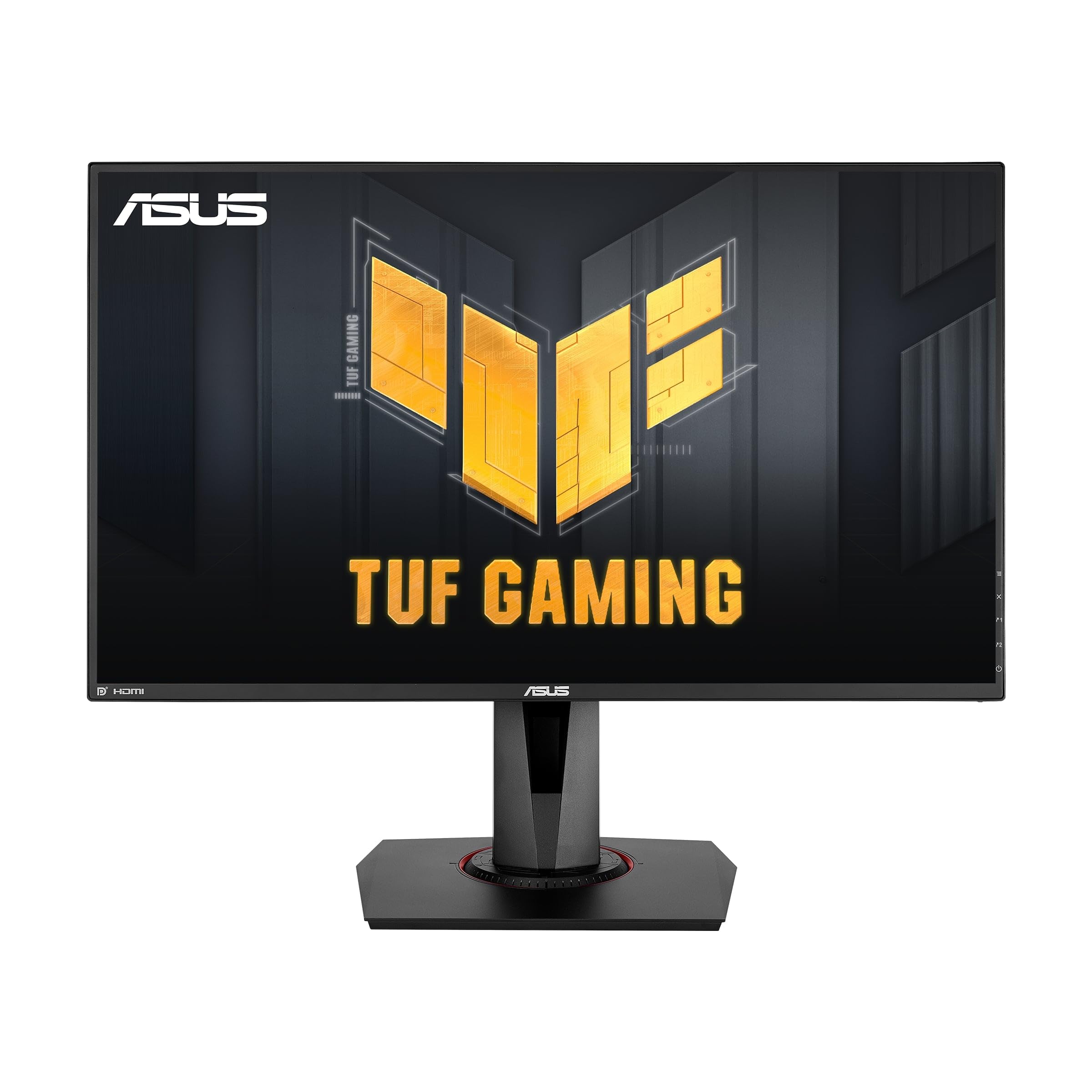 مانیتور بازی ASUS TUF Gaming VG279QM HDR، اندازه 27 اینچ، وضوح تصویر FHD (FullHD, 1920 x 1080)، تکنولوژی Fast IPS، فرایند تازه 280Hz (بالای 240Hz و 144Hz)، زمان پاسخ‌دهی 1ms (GTG)، ELMB SYNC، سازگار با G-SYNC، DisplayHDR™ 400، پورت‌های DisplayPort و HDMI 27" 280Hz