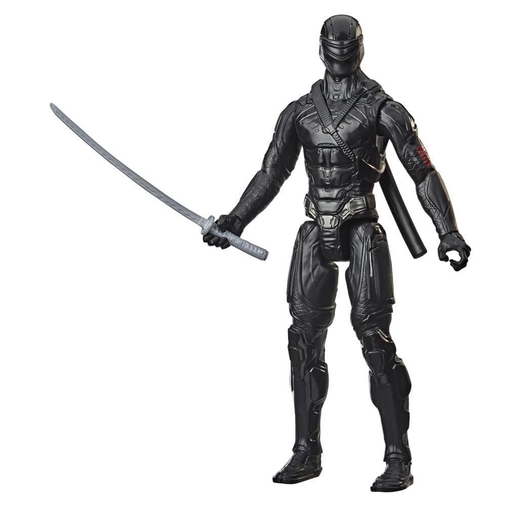 G. I. Joe Snake Eyes: مبداهای G.I. Snake Eyes مجموعه جمع‌وجور از اندازه ۱۲ اینچ عروسک اکشن با لوازم جانبی شمشیر نینجا، اسباب‌بازی برای کودکان ۴ سال و بالاتر