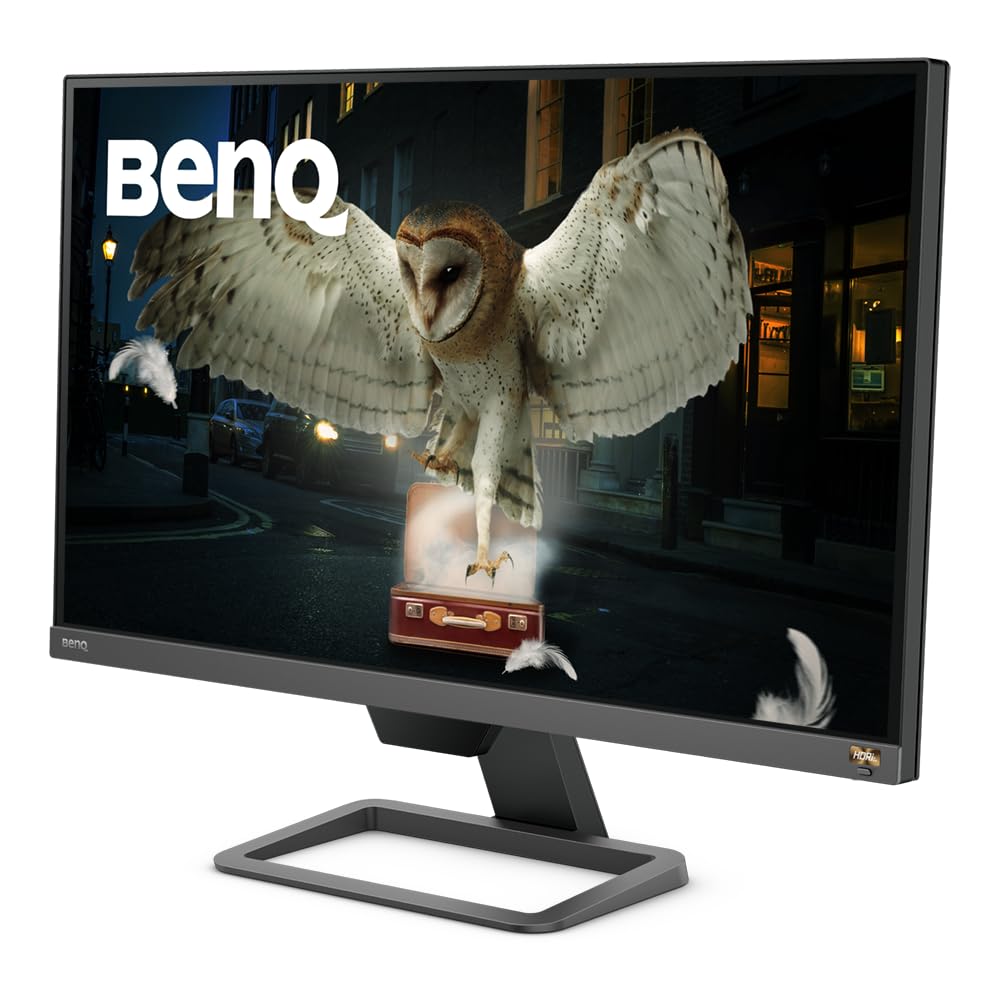 مانیتور بنکی ای دبلیو 2780 کیو پریمیوم 27 اینچ QHD 1440پیکسل | IPS | HDRi | فناوری مراقبت از چشم | مجوز TUV | روشنایی تطبیقی پلاس | صفحه کج | بلندگوهای 5 وات قوی | یادآور چشم | درگاه نمایش | HDMI، سیاه 27 اینچ