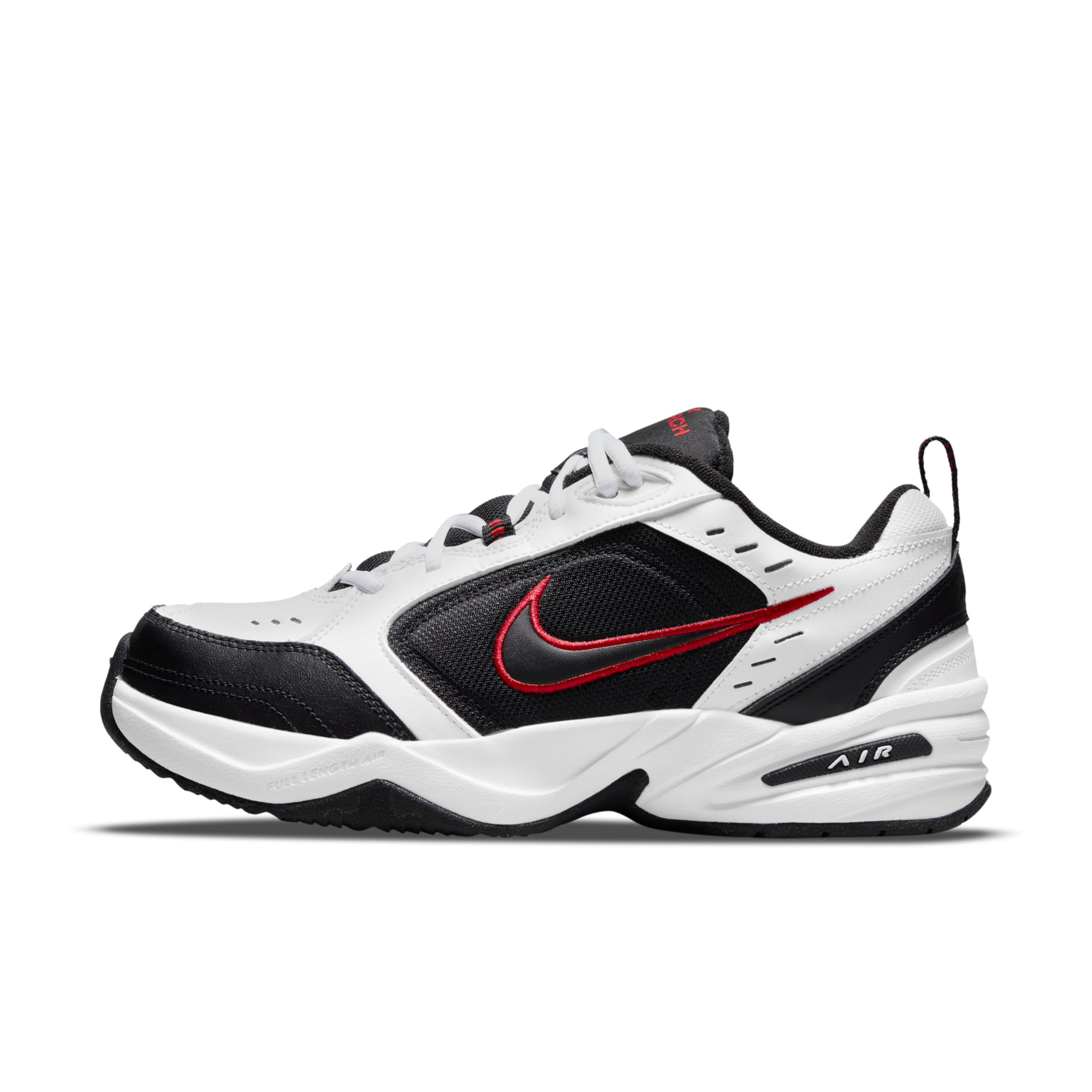 کفش ورزشی و تمرینی مردانه Nike Air Monarch IV با سایز ۴۴.۵ اروپا و وید WHITE/BLACK-VARSITY RED