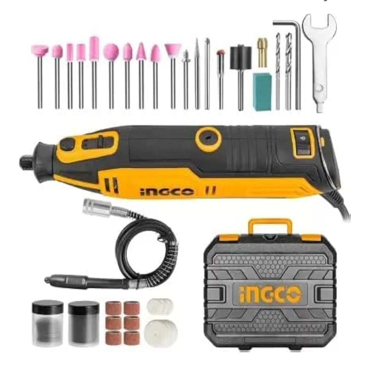 ابزار برقی باسیم اینگکو مینی گرایندر - MG13328