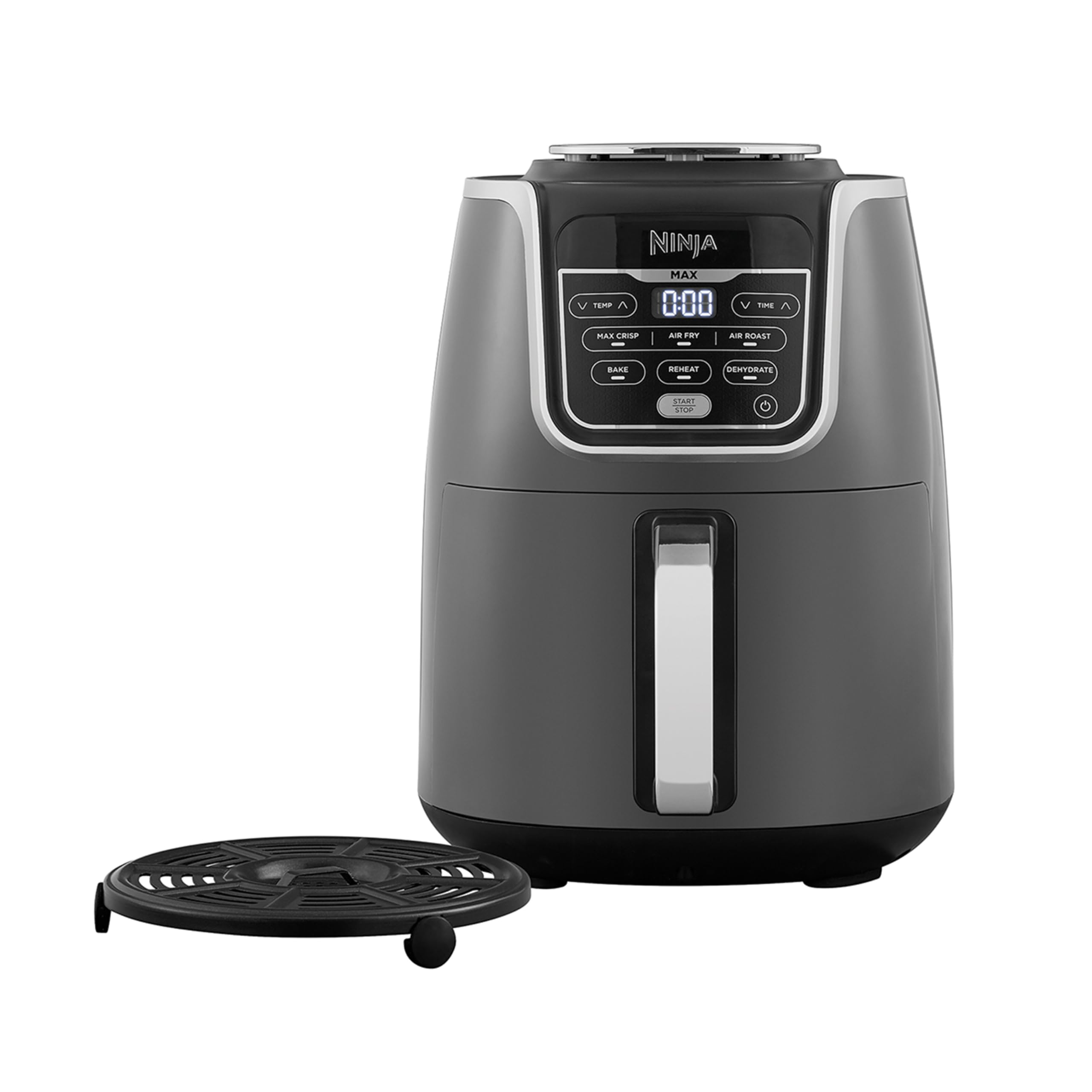 نینجا ایر فرایر حجیم XL AF160، حداکثر تازه، پخت هوایی، پخت، بازگرم و خشک کردن، 5.2 لیتر، 1750 وات، خاکستری و مشکی
"گارانتی تولید کننده حداقل 2 ساله"