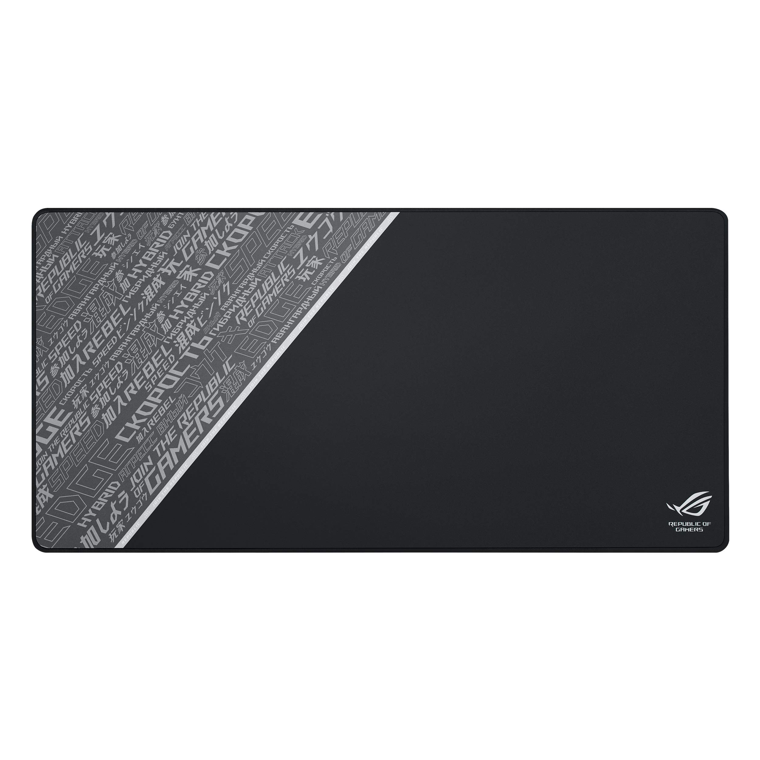 صفحه کلید گیمینگ ASUS ROG Sheath BLK LTD (سطح بافته شده با دقت، پایه لاستیکی ضد لغزش، چارچوب دوزی ضد پارگی مقاوم، 900 × 440 × 3 میلیمتر) - سیاه از سری ROG Sheath Black