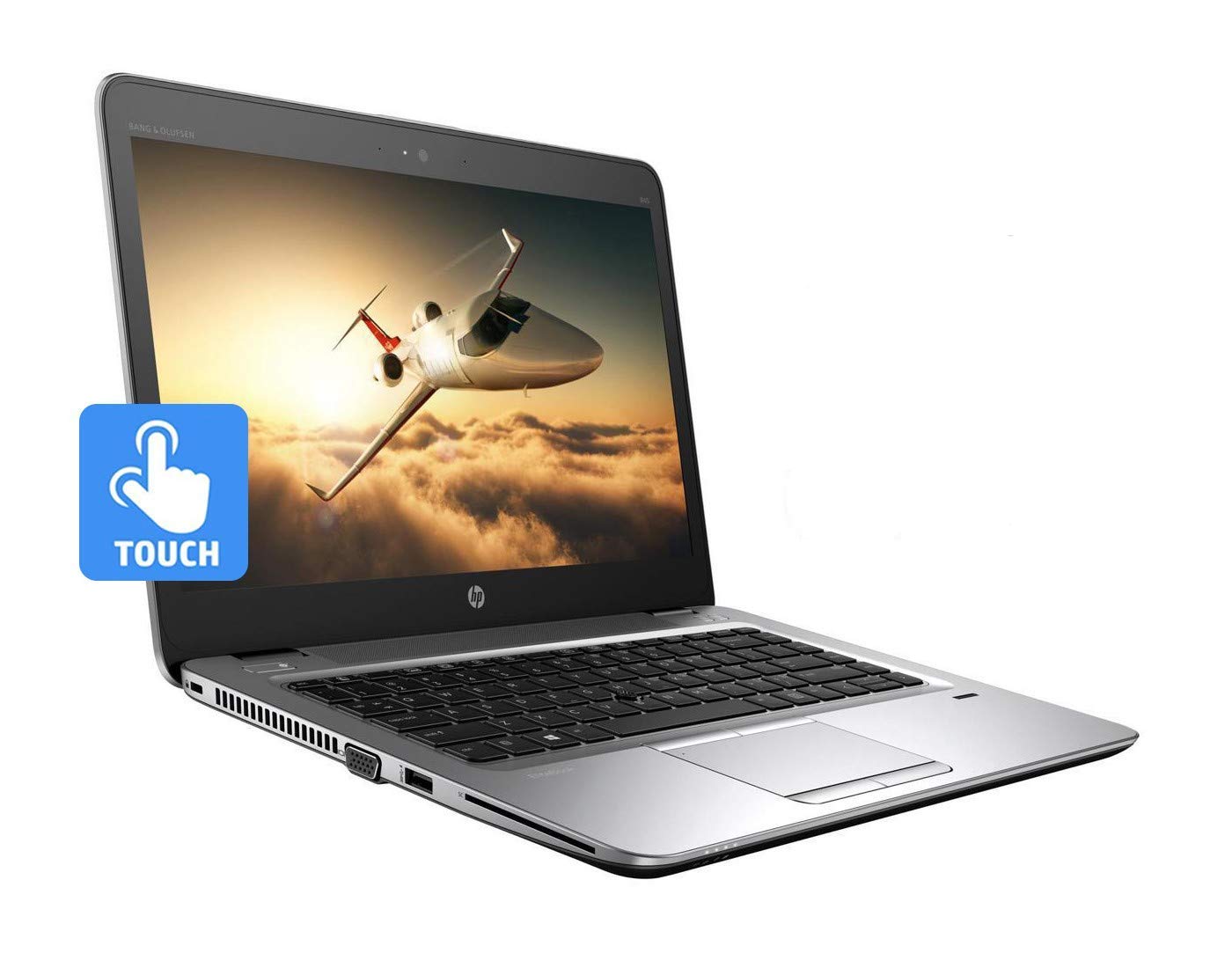 لپ تاپ لمسی HP ELITEBOOK 840 G3 14 اینچ (بازسازی شده) با پردازنده اینتل CORE i5-6200U نسل ششم 2.30 گیگاهرتز دارای وب‌کم، 16 گیگابایت رم، 240 گیگابایت حافظه SSD و ویندوز 10 PRO 64 بیت