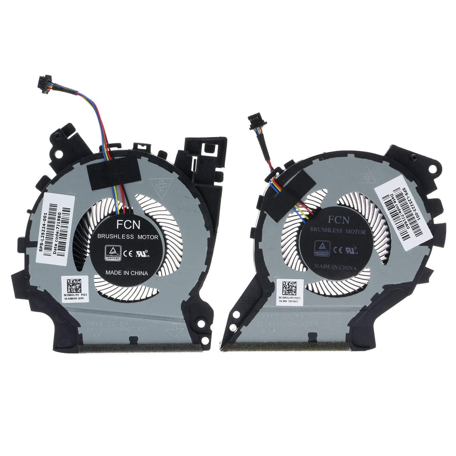 پره حفظ حرارت CPU و GPU برای ایچ پی زدبوک 15 وی جی 5 ایستگاه کاری موبایل ال 25223-001 ال 25224-001