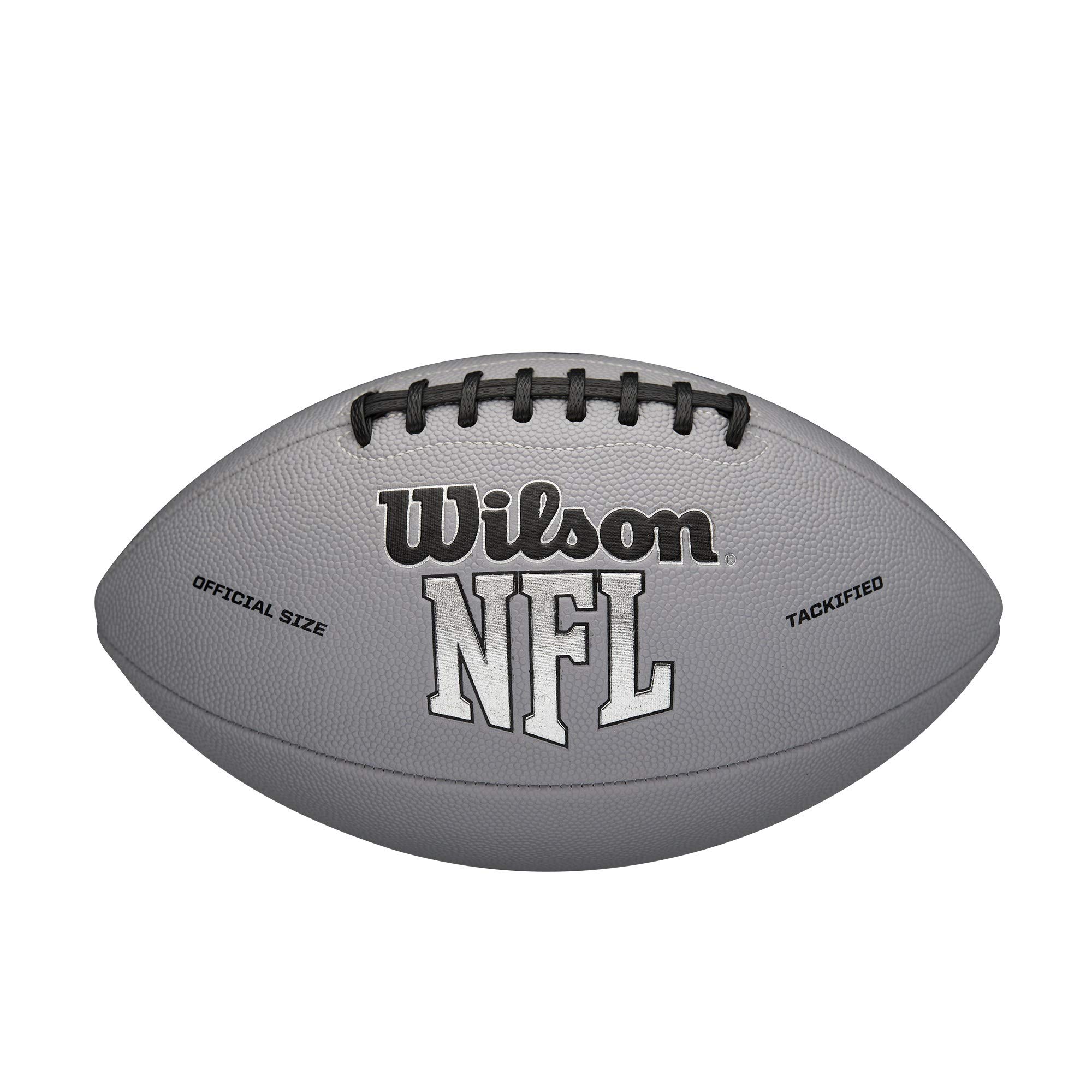 توپ مسابقات فوتبال ویلسون NFL MVP سایز رسمی خاکستری