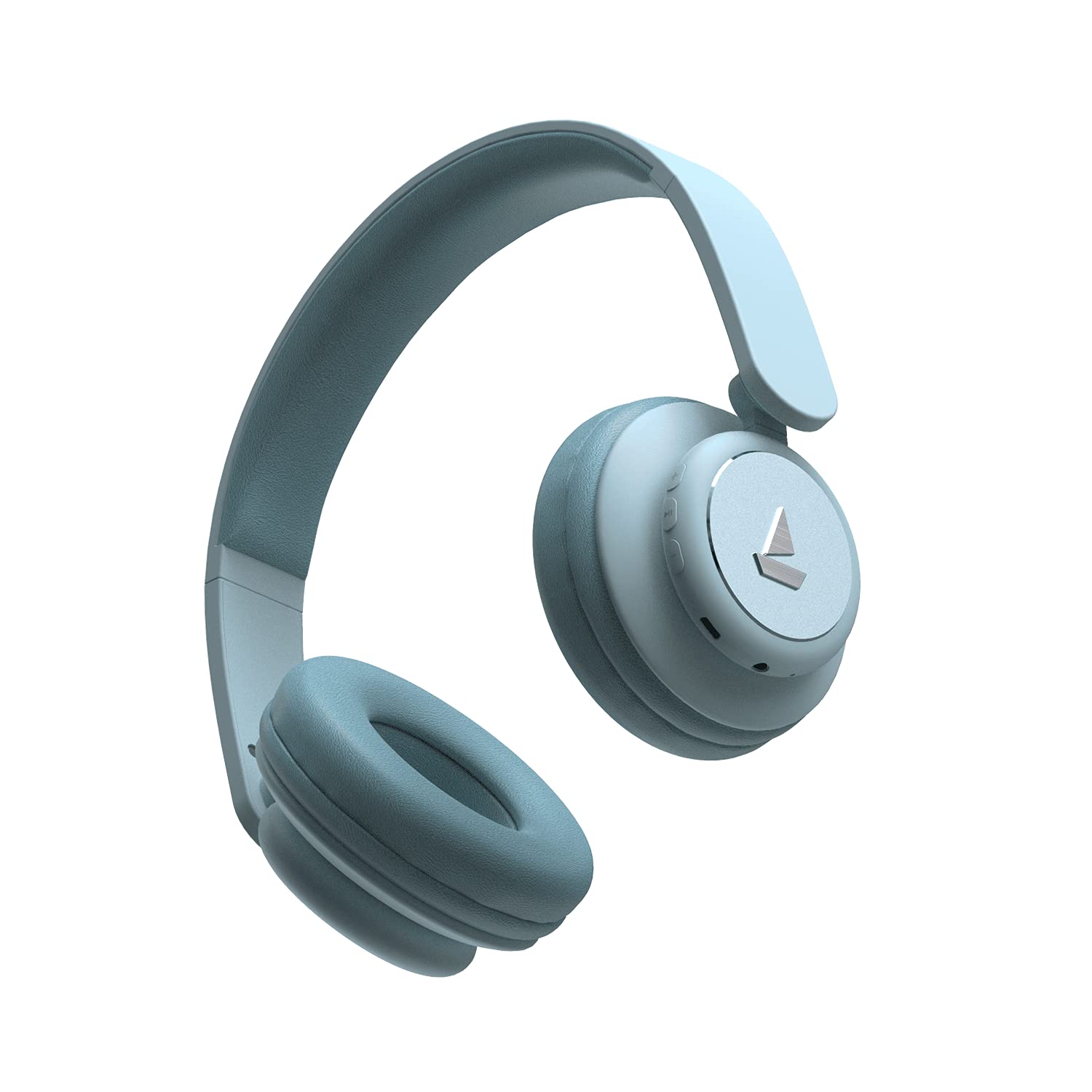 هدفون بلوتوث boAt Rockerz 450 با میکروفون، تا ۱۵ ساعت پخش، درایورهای ۴۰ میلی‌متری، پارچه‌های گوش پرپشت، کنترل‌های یکپارچه و حالت‌های دوگانه (آبی آبی)
