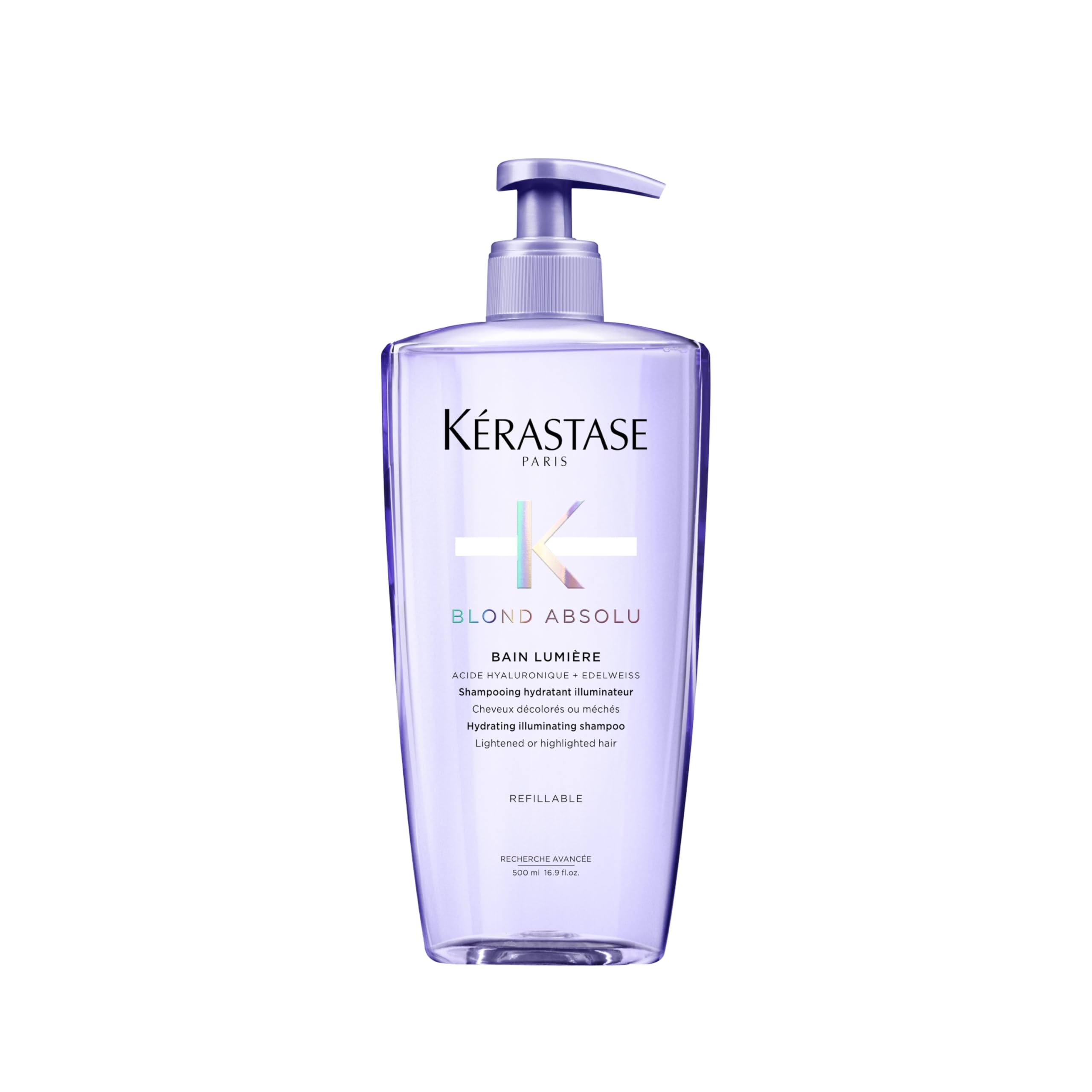 شامپو Kérastase Blond Absolu Bain Lumière برای موهای بلوند و نوردیده - ۵۰۰ میلی لیتر