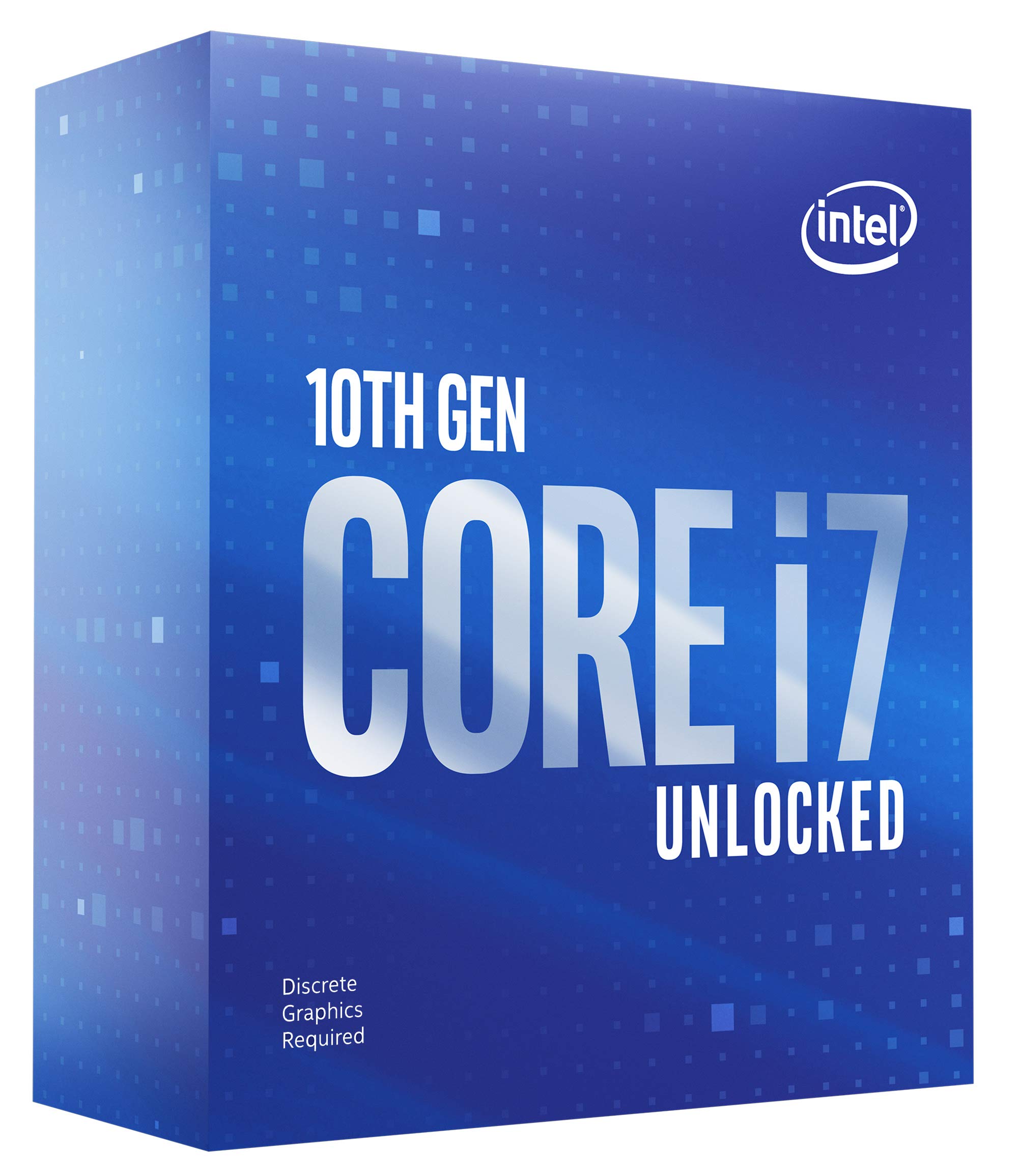 پردازنده دسکتاپ اینتل کور i7-10700KF با 8 هسته تا 5.1 گیگاهرتز بدون گرافیک پردازشی قفل نشده LGA1200 (چیپست سری 400 اینتل) فقط پردازنده شماست
