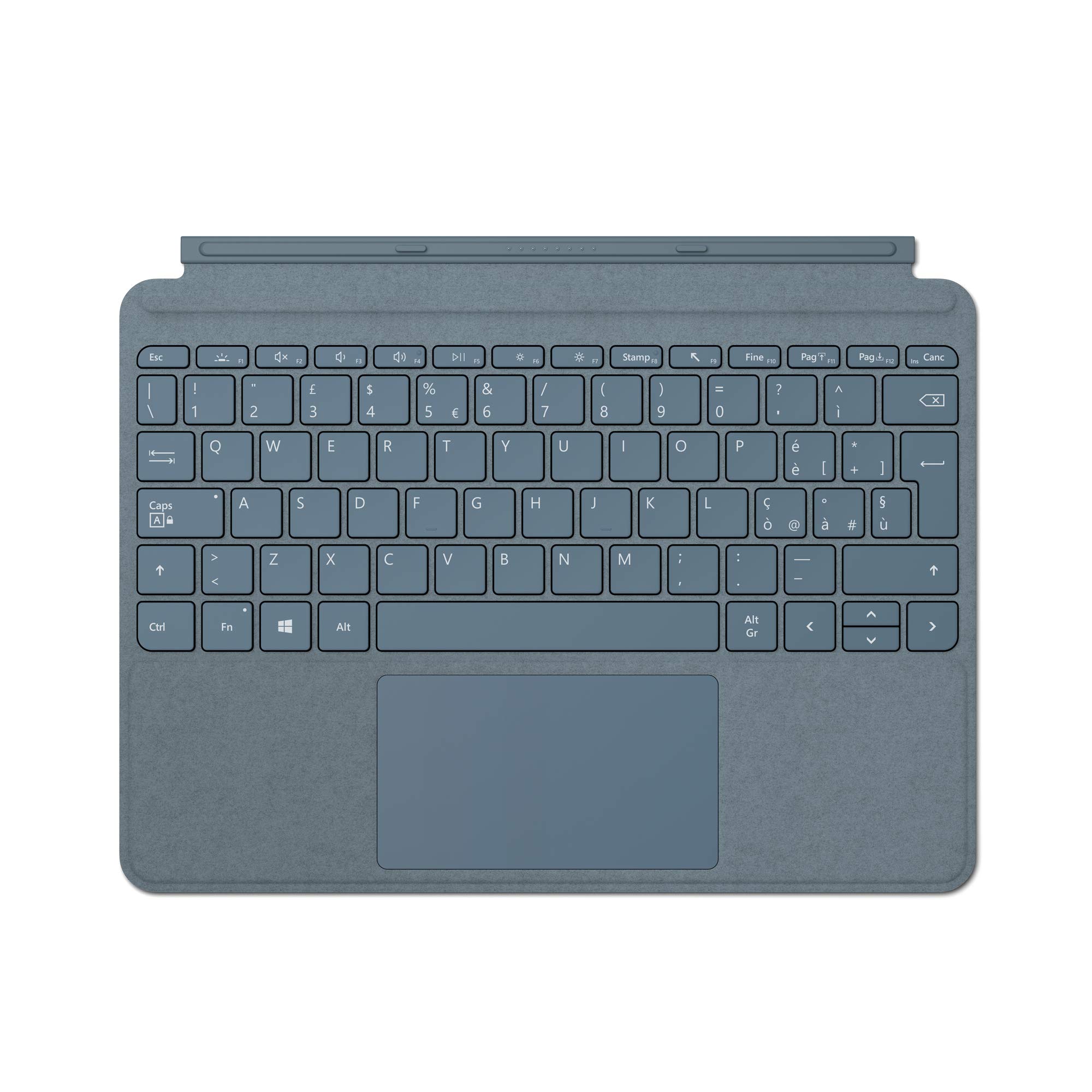 کیبرد Microsoft Surface Go Signature Type Cover برای Surface Go - آبی یخی - طراحی مدرن