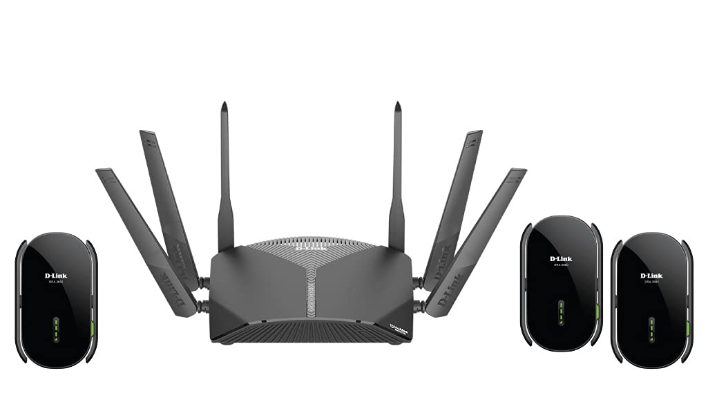 مجموعه بی‌سیم کامل D-Link DIR-3060/P4 AC3000 Whole Home شامل یک روتر DIR 3060 + ۳ گسترش‌دهنده مش DRA 2060 است