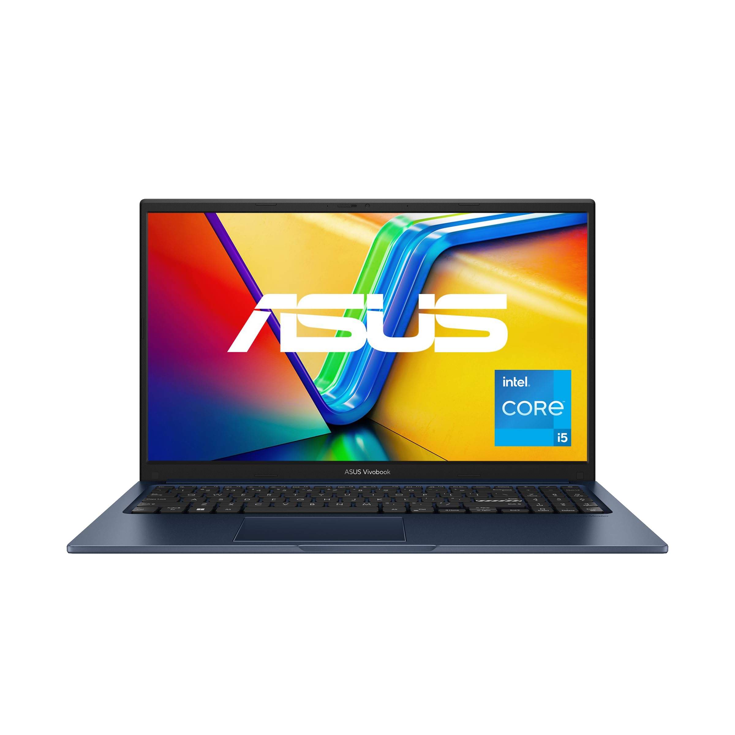 لپ تاپ ASUS Vivobook 15 | نمایشگر IPS 16:9 Full HD 15.6 اینچ | Intel i5-1335U | 16 گیگابایت رم | 512 گیگابایت حافظه‌ی جانبی SSD | Intel Iris Xe | ویندوز 11 | صفحه کلید QWERTZ | رنگ آبی آرام (ارتقا یافته)