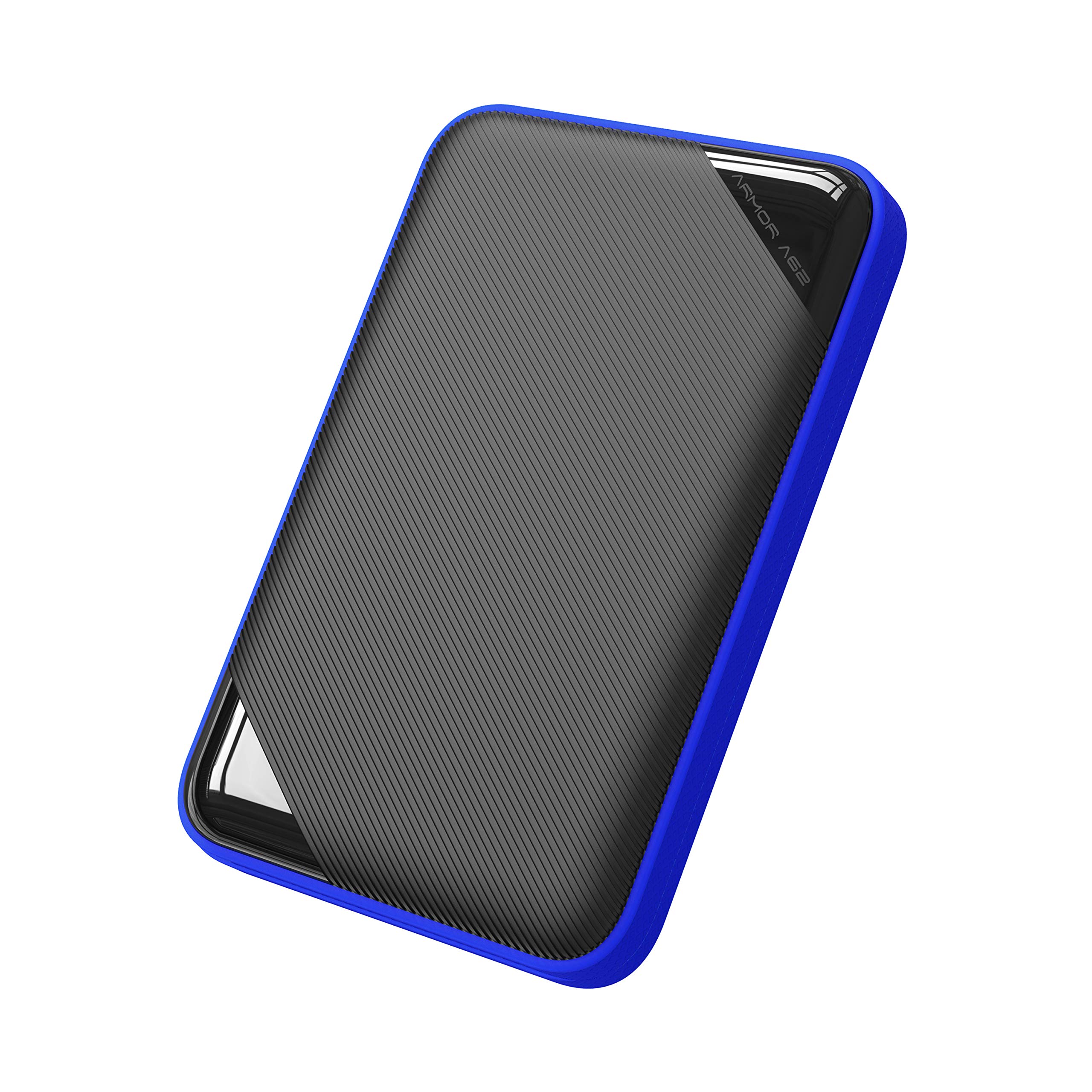 دیسک سخت اکسترنال SP Silicon Power Armor A62 Game Drive 2TB USB 3.0، مقاوم در برابر ضربه و آب با استاندارد نظامی - آبی 2 ترابایت A62 آبی