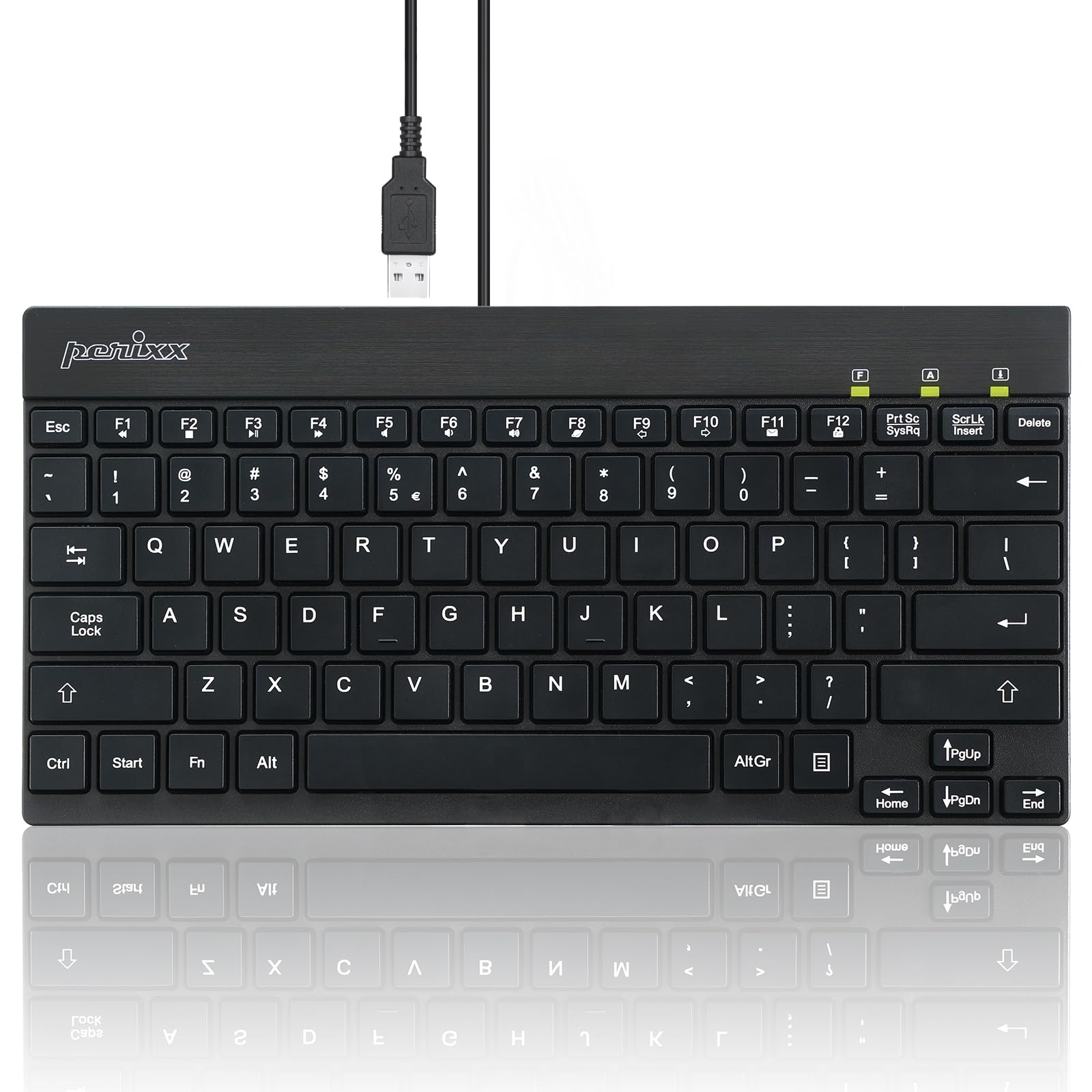 صفحه کلید باسیم Perixx PERIBOARD-426 با کلیدهای پروفیل کمکاربرد "classic"