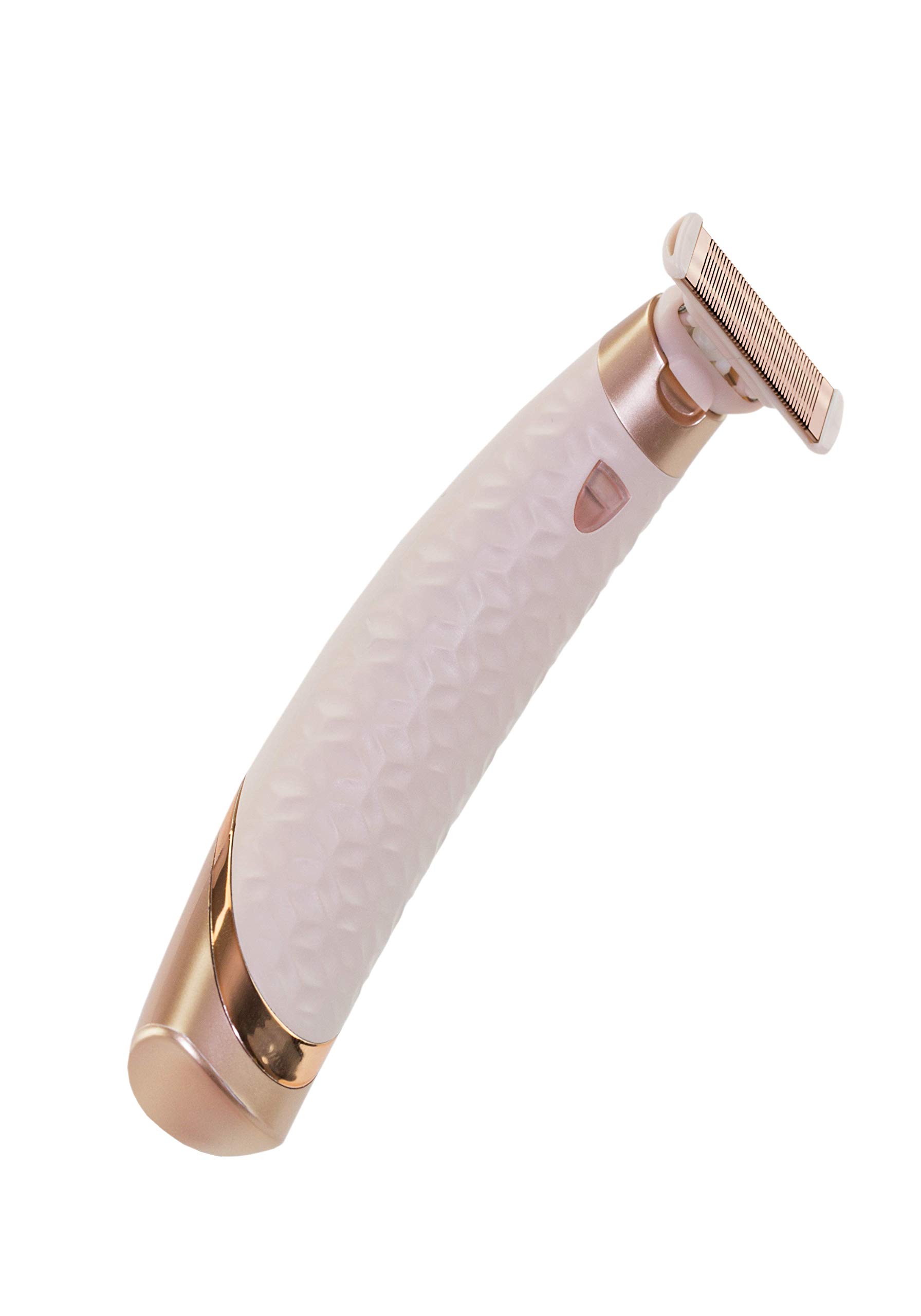 ترجمه: تیغه الکتریکی قابل حمل بی سیم و شارژی Finishing Touch Flawless Nu Razor رنگ صورتی