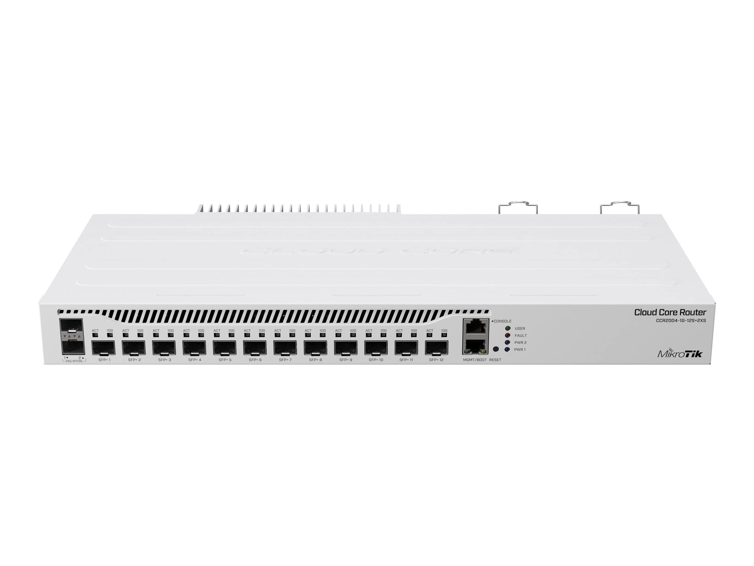 ریل میکروتیک CCR2004-1G-12S+2XS مسیریاب اترنت گیگابیت سفید