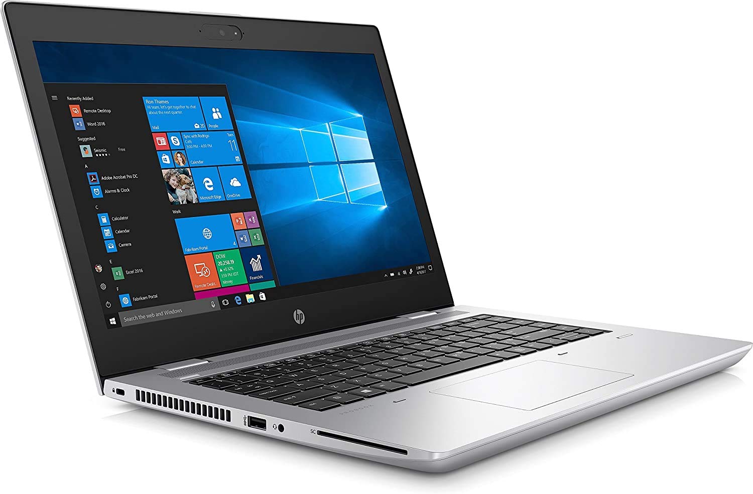 لپ تاپ تجاری بازسازی شده HP ProBook 640 G4 | پردازنده هگزاکور Intel نسل ۸ i5 | ۱۶GB رم | ۲۵۶GB حافظه داخلی از نوع SSD | نمایشگر ۱۴.۱ اینچی غیر لمسی | ویندوز ۱۰ پرو. | بازسازی شده