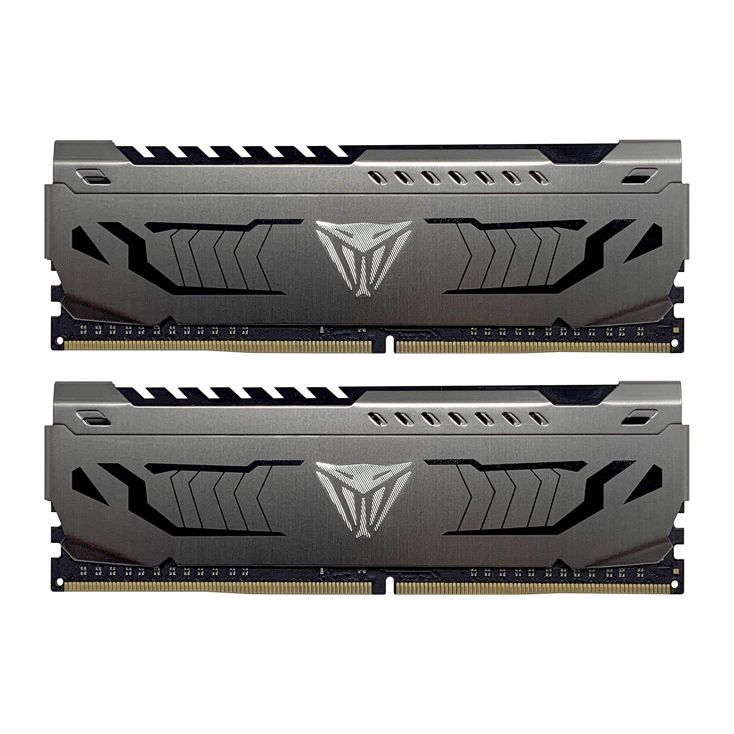 حافظه پاتریات وایپر استیل DDR4 16GB (2 x 8GB) 3600 مگاهرتز - کیت PVS416G360C8K 16GB (2x8GB) 3600 مگاهرتز کیت C18