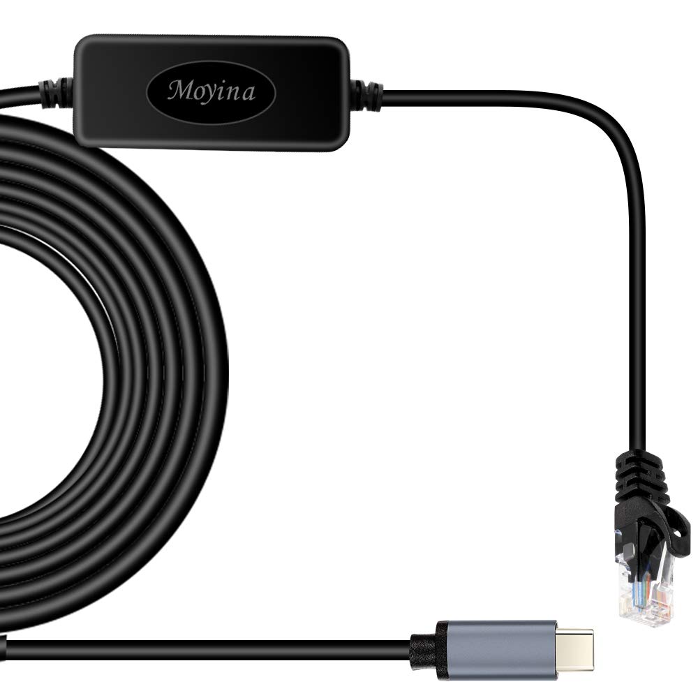 کابل Ethernet Gigabit USB C به RJ45 برای MacBook Thunderbolt 3/Type-C، ویندوز، Chromebook، Surface Pro، لینوکس، اندروید مستقیماً به سوئیچ، روتر، مودم متصل می‌شود.