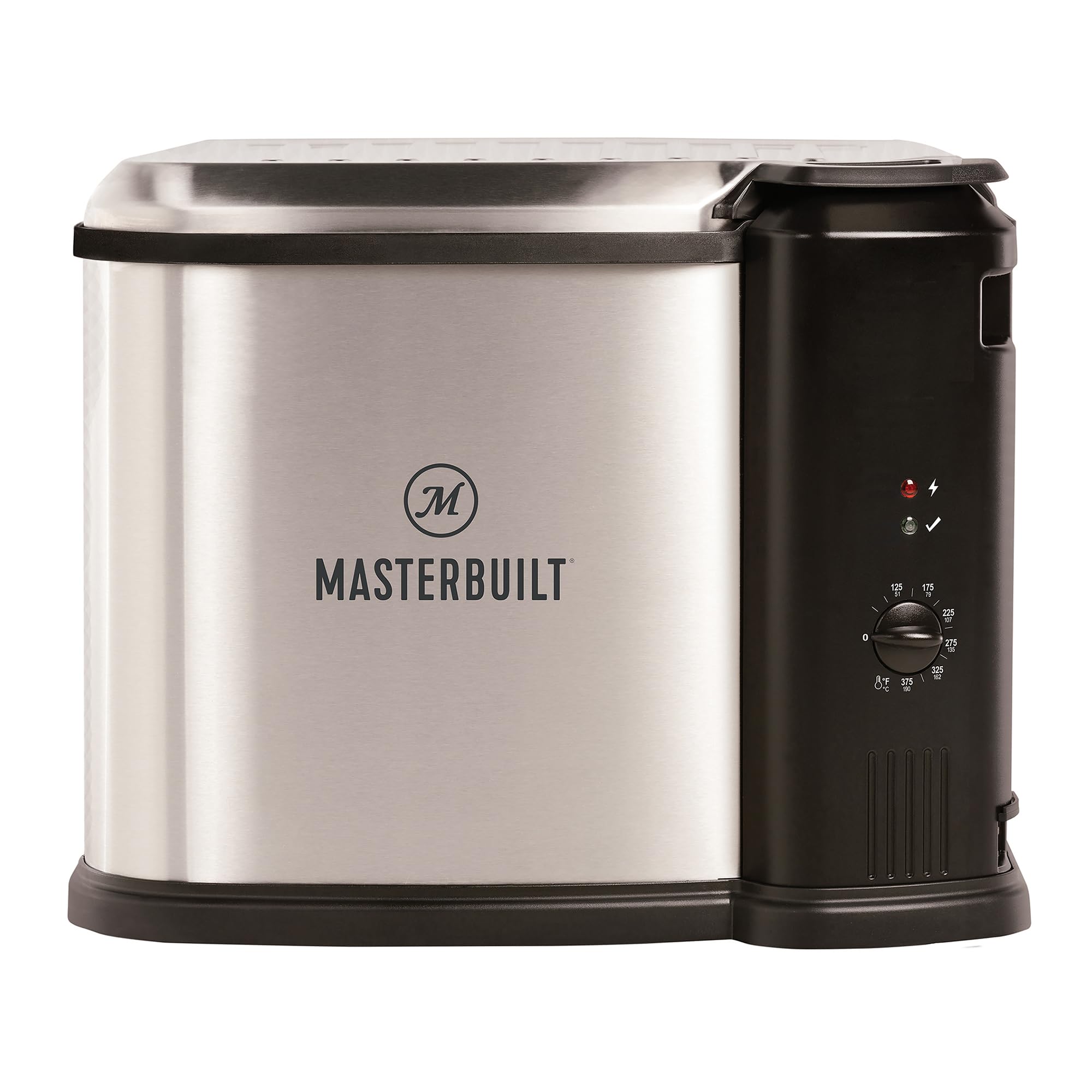 Masterbuilt® 3-in-1 10 لیتر XL Fryer الکتریکی، بویلر و پخت کننده با سبد زهکشی و کابل ایمنی Breakaway در استیل ضد زنگ، مدل MB20012420