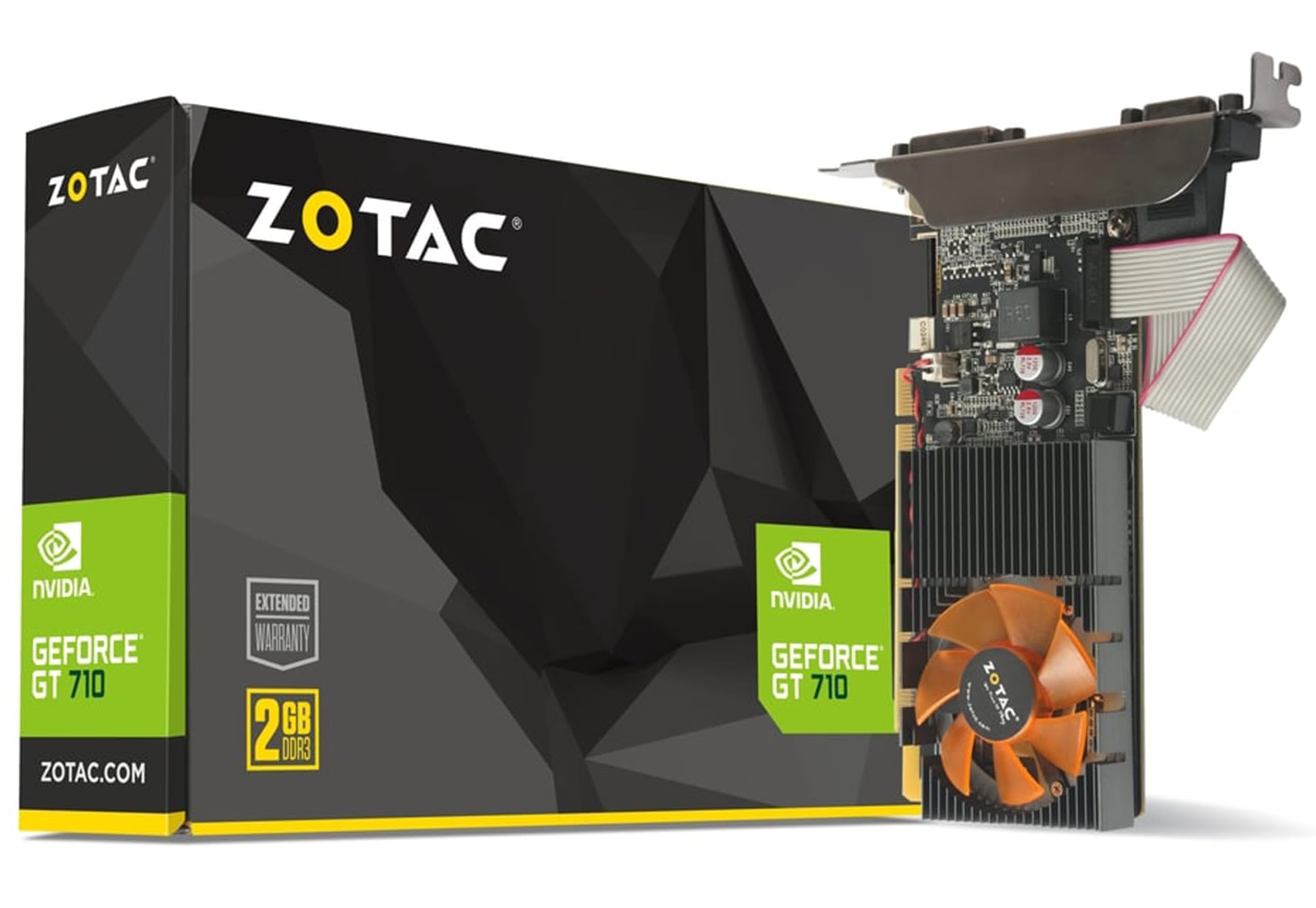 کارت گرافیک Zotac GeForce GT 710 NVIDIA با حافظه 2 گیگابایت GDDR3